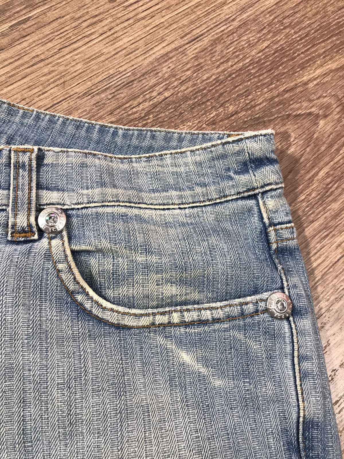 Iceberg × Vintage Iceberg Vintage Flared Denim Pants Jeans Size 31" - 10 Thumbnail