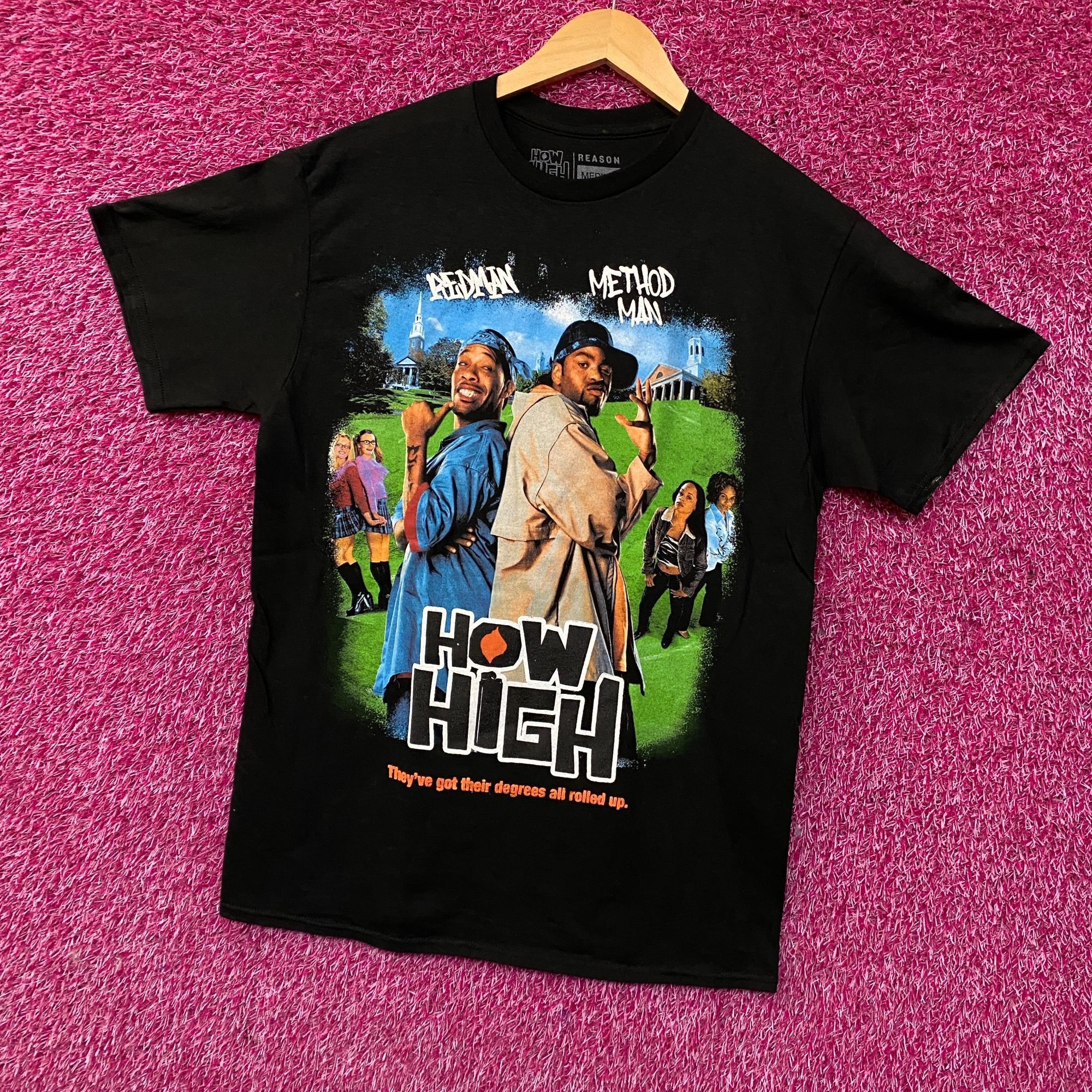 Rap Tees Reason Clothing "How High" Movie Poster T-Shirt Medium Size US M / EU 48-50 / 2 - 3 Thumbnail