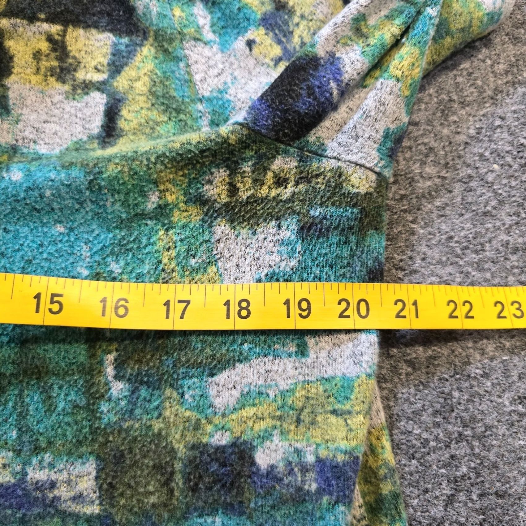 Habitat Habitat Sweater Womens Medium Green Tie Neck Stretch Long Sleeve Casual Artsy Size M / US 6-8 / IT 42-44 - 5 Thumbnail