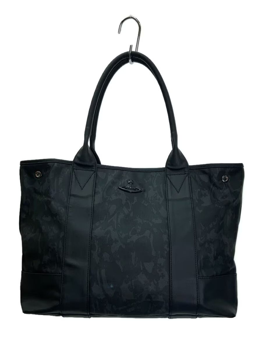 Vivienne Westwood Orb Camo Tote Bag in Black, Men's