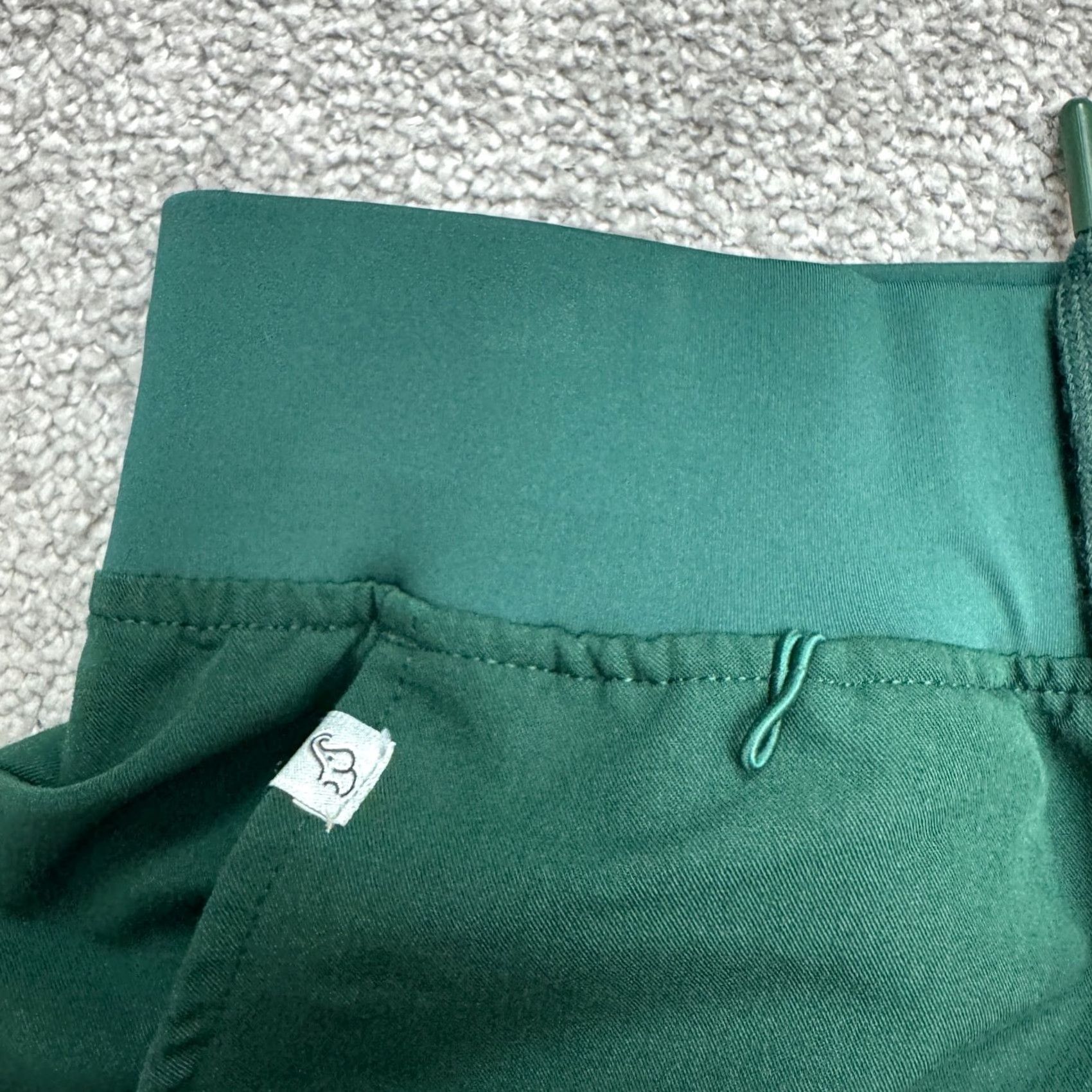 Vintage PEELZ Arabella Cargo Jogger Scrub Pants Womens Medium Green 4-Way Stretch Work Pants Size 32" / US 10 / IT 46 - 5 Thumbnail