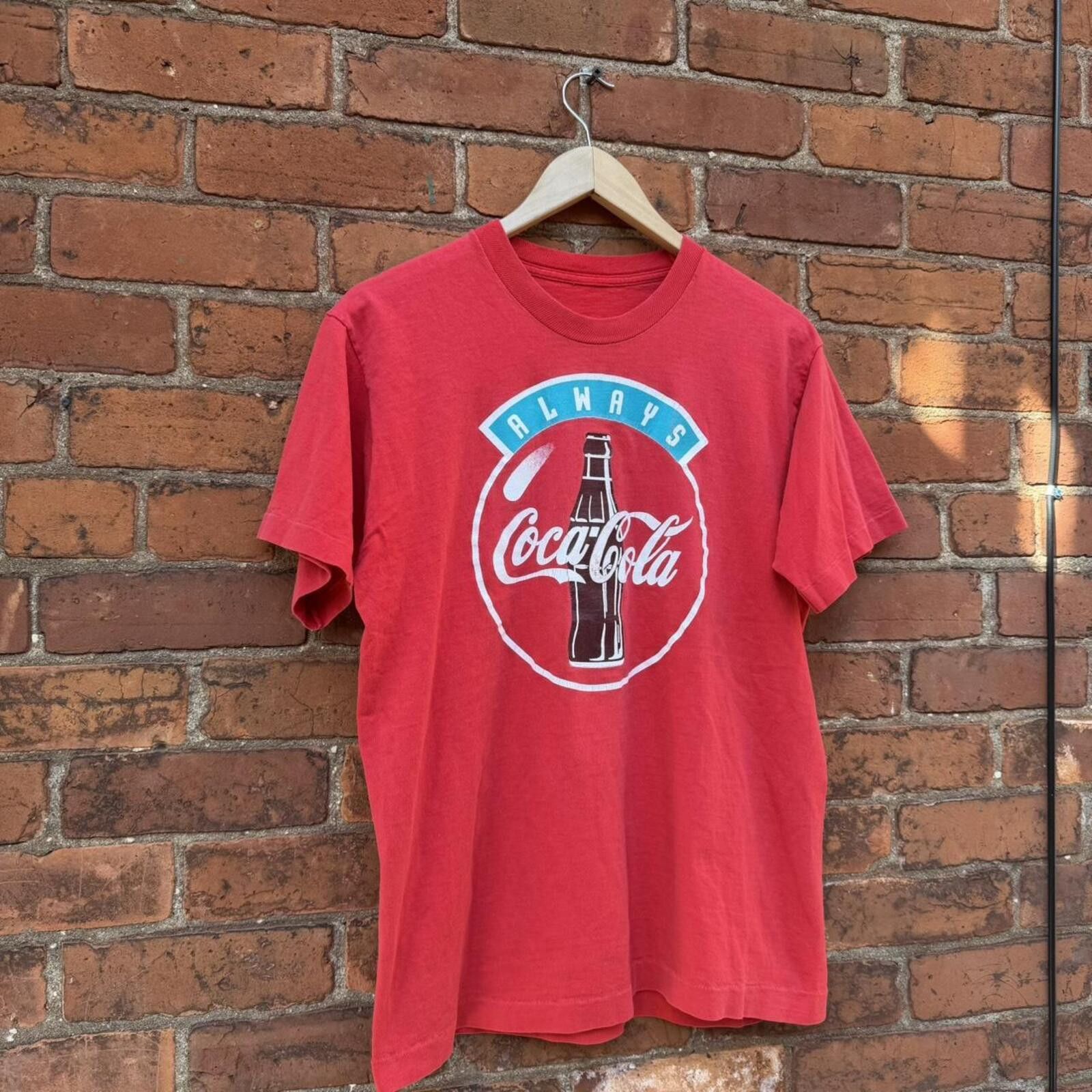 Coca Cola vintage Coca Cola logo t shirt always coca cola 90s M/L Size US L / EU 52-54 / 3 - 3 Thumbnail