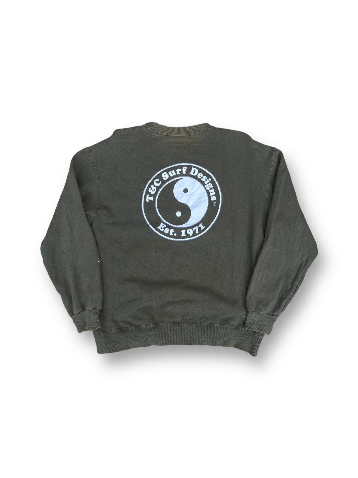 Vintage Vintage T&C Surf Design Ying and Yang Big Logo. #C8 Size US L / EU 52-54 / 3 - 1 Thumbnail