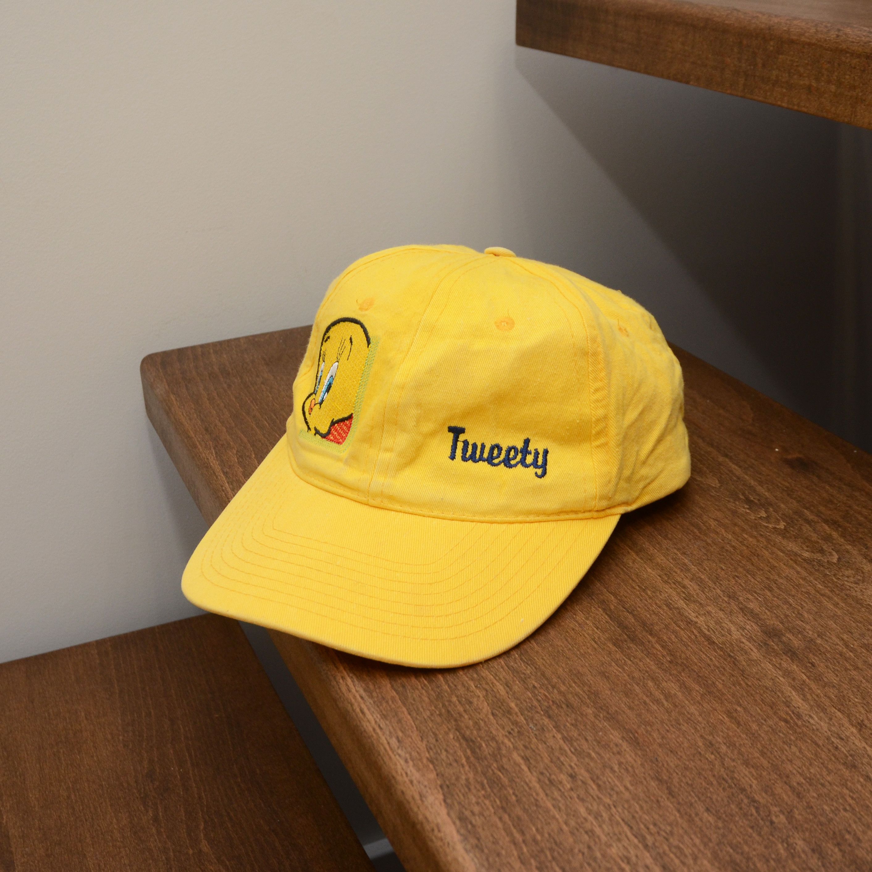 Cartoon Network Vtg Looney Tunes Trucker Snapback Cap TWEETY BIRD SYLVESTER Size ONE SIZE - 5 Thumbnail