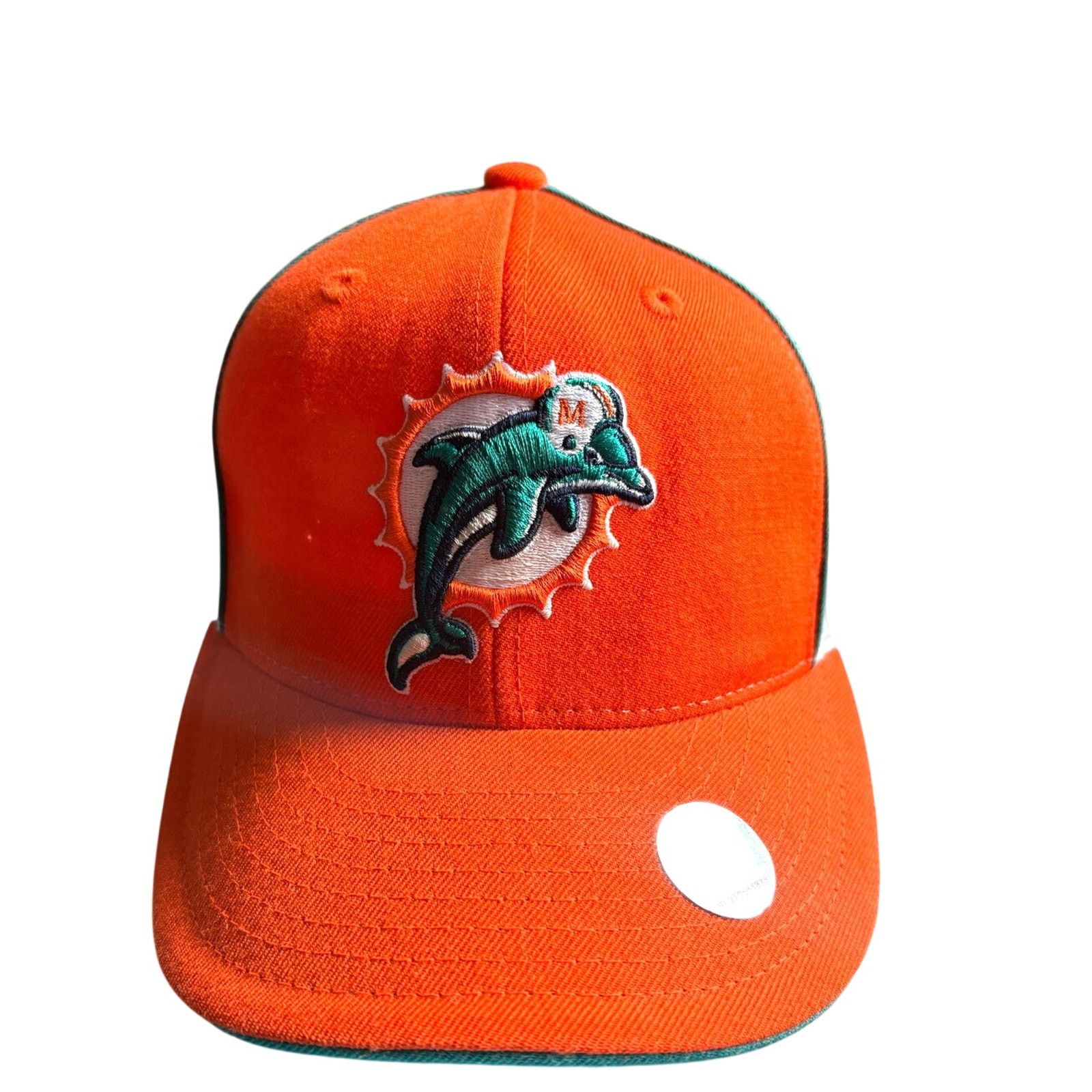 NFL Vintage Miami Dolphins Snapback. Size 7 1/8 Size ONE SIZE - 3 Thumbnail
