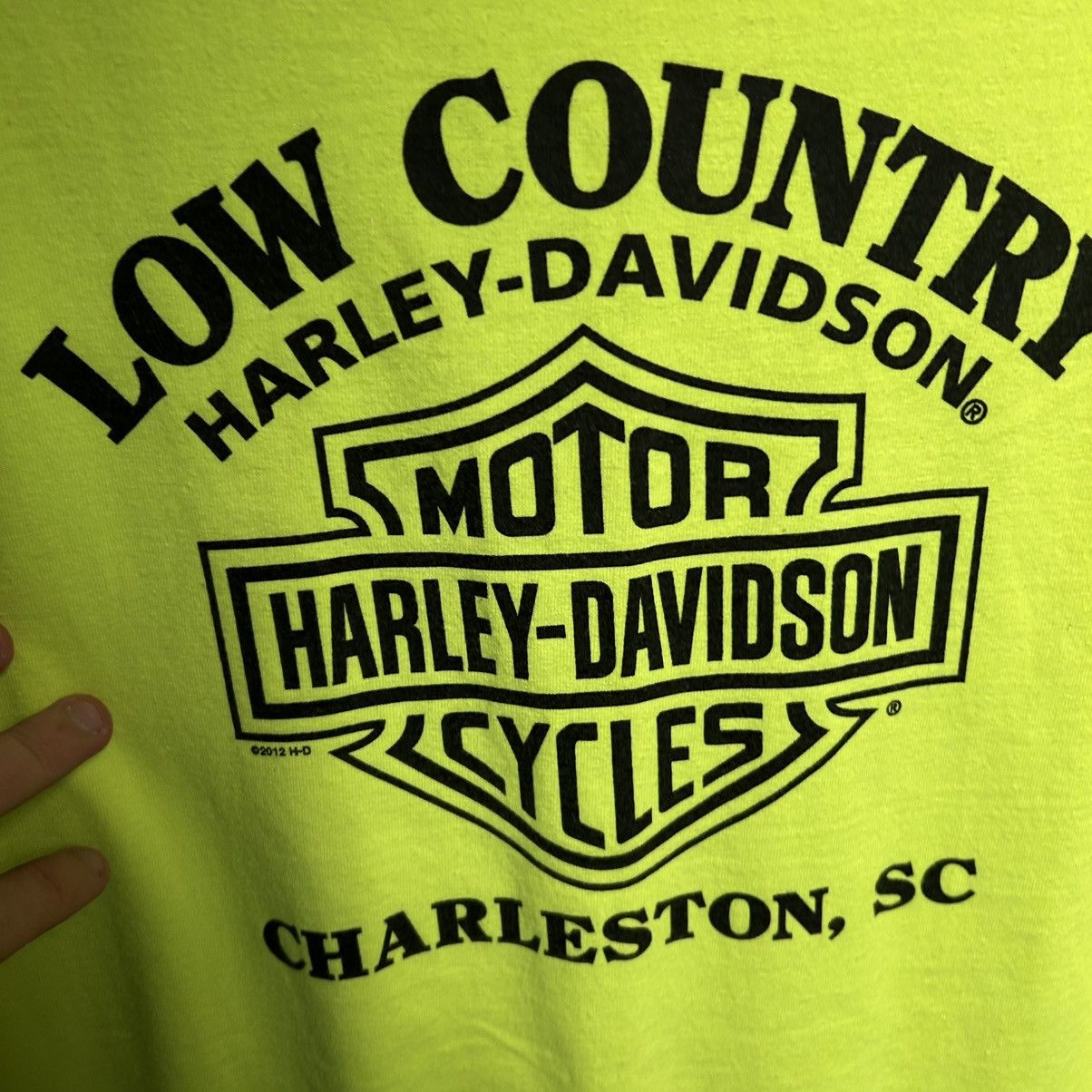 Harley Davidson Vintage Harley Davidson 2013 Big Graphic Logo motorcycle tee Size US XL / EU 56 / 4 - 9 Thumbnail