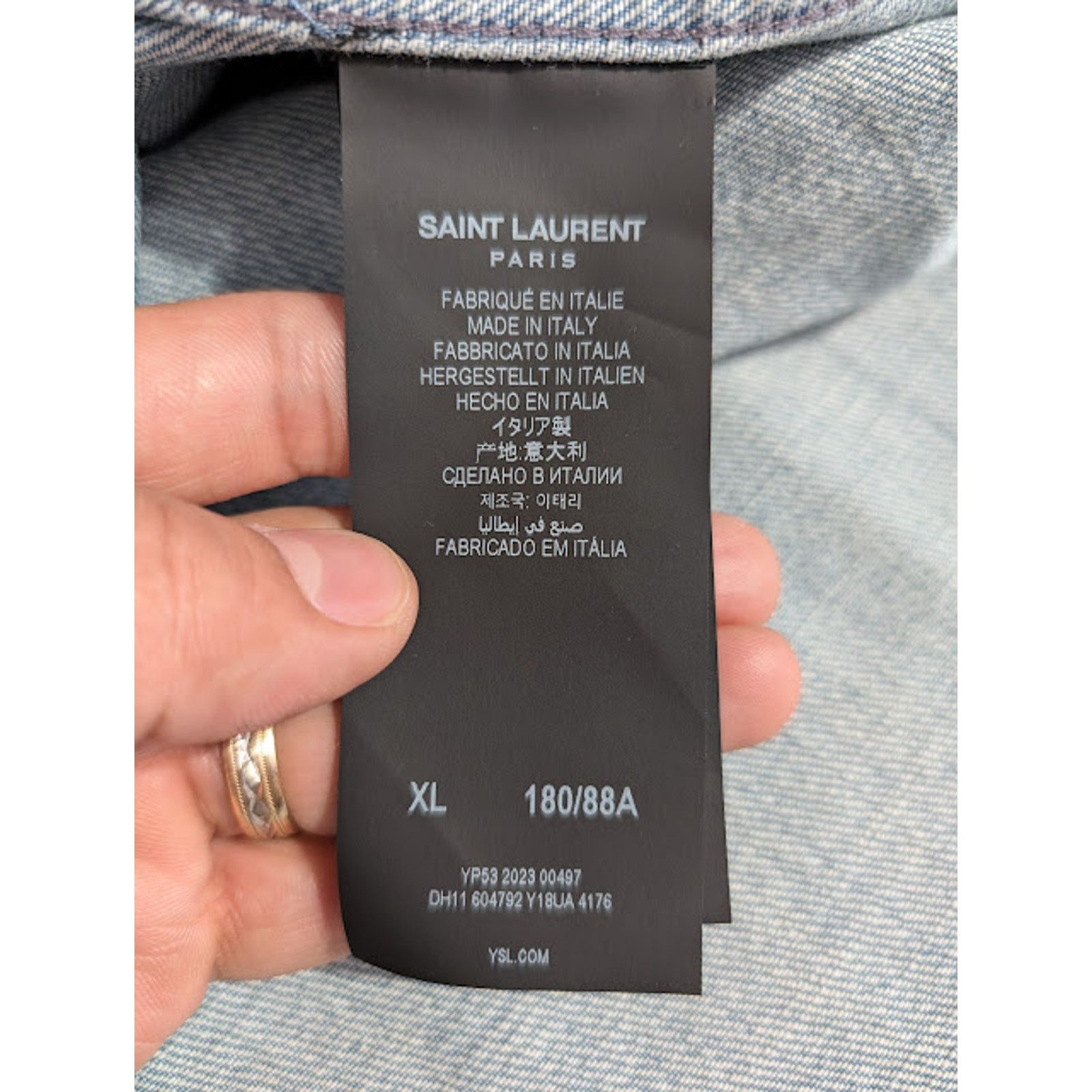 o1rshd1 Denim Shirt in Blue