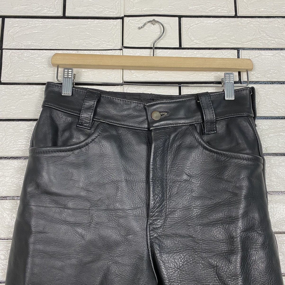 Vanson Leathers 📌Vintage Genuine Leather Pants Cafe Racer Vanson Leather Size US 30 / EU 46 - 4 Thumbnail