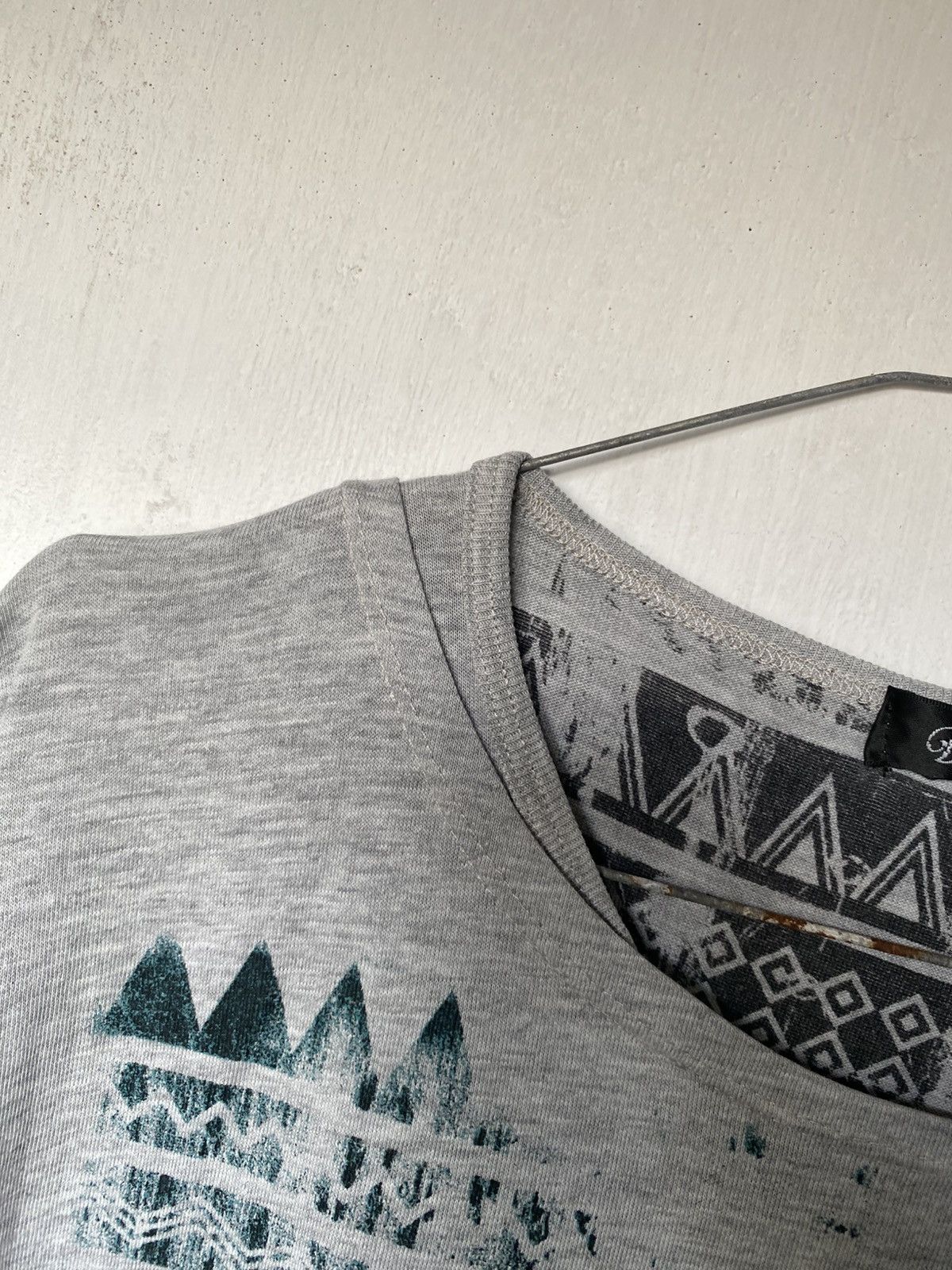 Beauty Beast × If Six Was Nine × Le Grande Bleu (L.G.B.) Beaumont Carr Poem Double Layer Tshirt Size US L / EU 52-54 / 3 - 4 Thumbnail