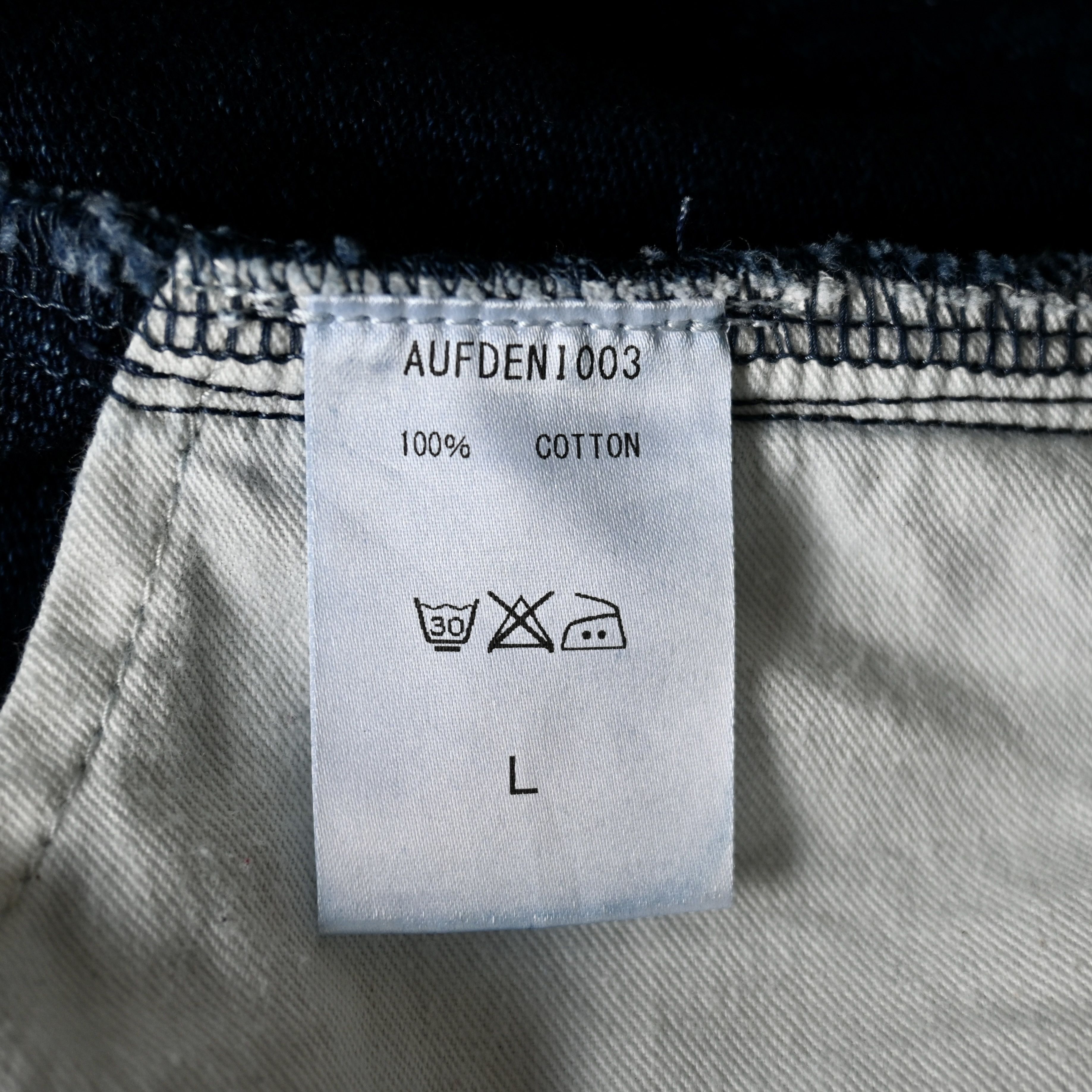 Japanese Brand AUGUSTE PRESENTATION "denim tenjiku" indigo straight jeans Size US 33 - 15 Thumbnail