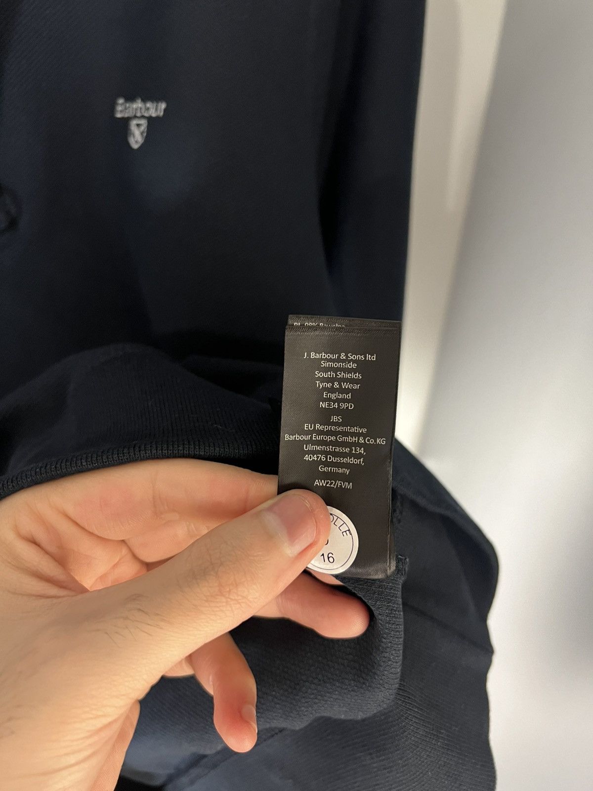 Barbour VINTAGE BARBOUR INTERNATIONAL 1/3 ZIP SWEATER CASUAL Y2K 90s Size US M / EU 48-50 / 2 - 14 Thumbnail