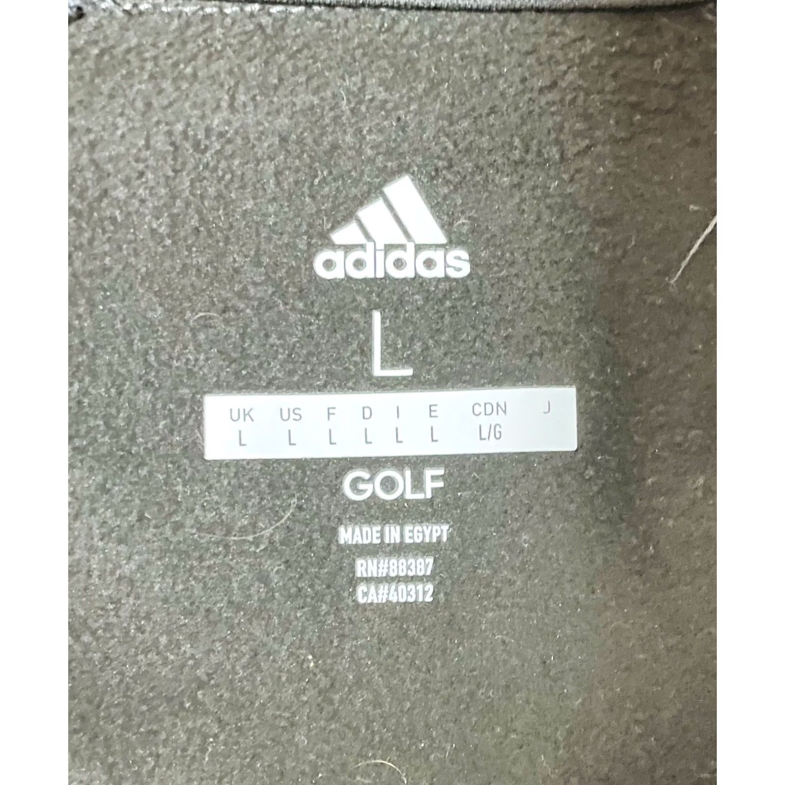 Adidas Adidas Golf 1/4 Zip Sweater Men Dark Gray Pullover Long Sleeve Sz Large Jacket Size US L / EU 52-54 / 3 - 5 Thumbnail