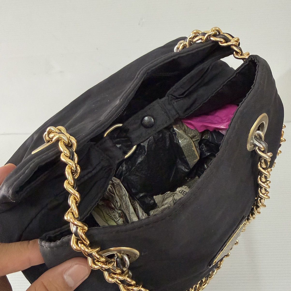 Prada Prada Nylon Vintgae Shoulder Chain Bag Size ONE SIZE - 8 Thumbnail