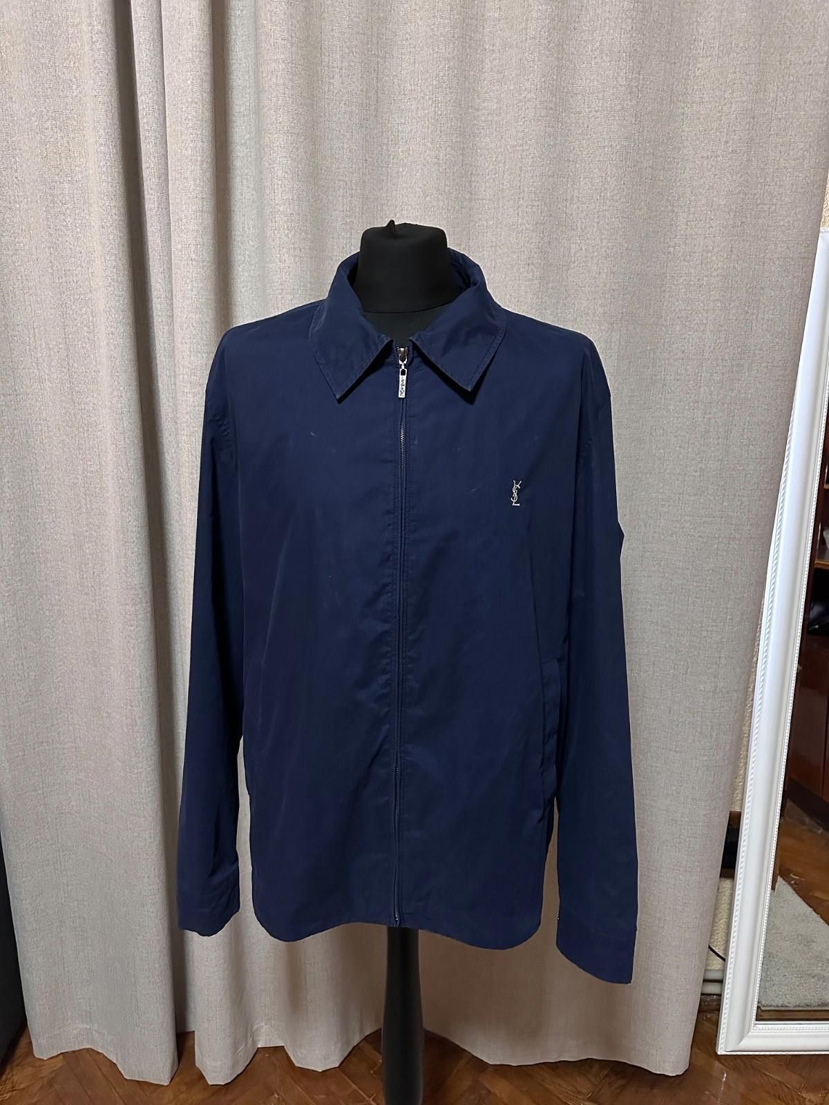 Yves Saint Laurent Vintage Yves Saint Laurent Bomber Jacket YSL Men Size M Blue Size US M / EU 48-50 / 2 - 1 Thumbnail