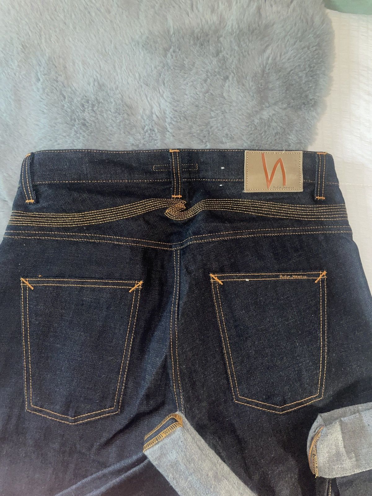 Nudie Jeans Limited edition Nudie jeans dry yoke embo size 32 Size US 32 / EU 48 - 5 Thumbnail