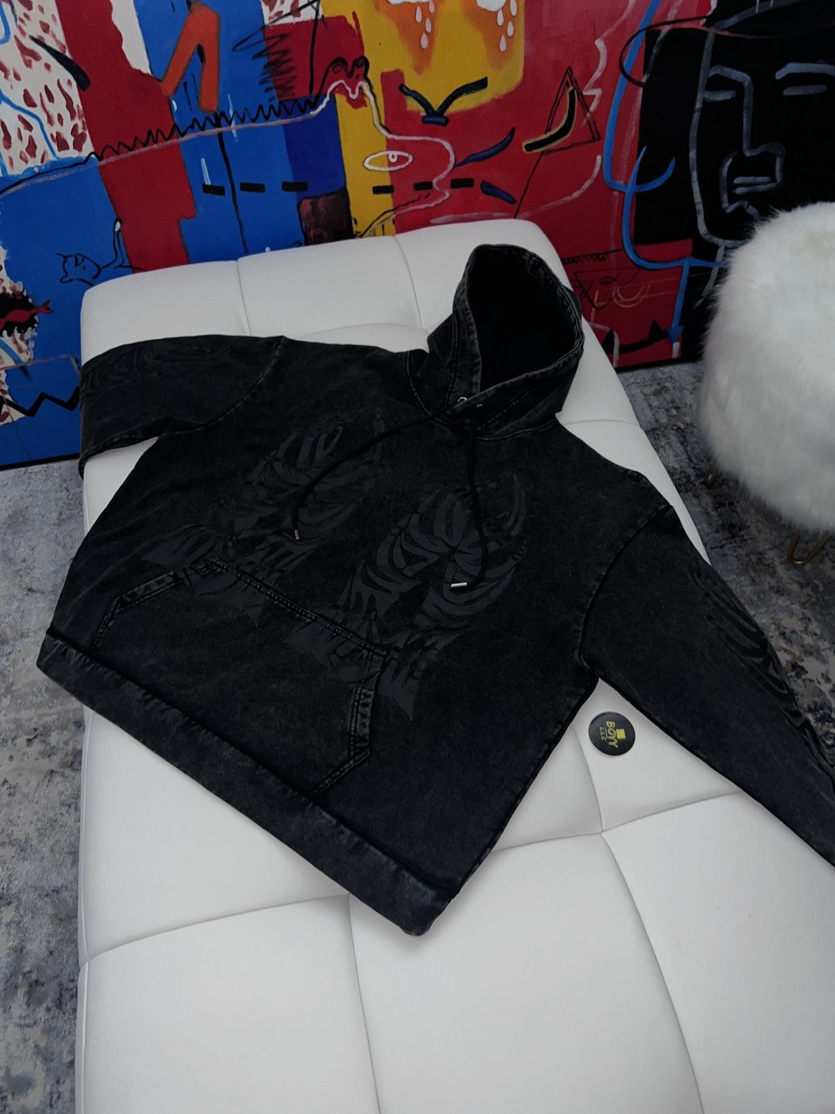 Who Decides War Black winged hoodie Size US M / EU 48-50 / 2 - 2 Thumbnail