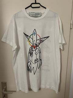 Off white x futura t shirt hot sale