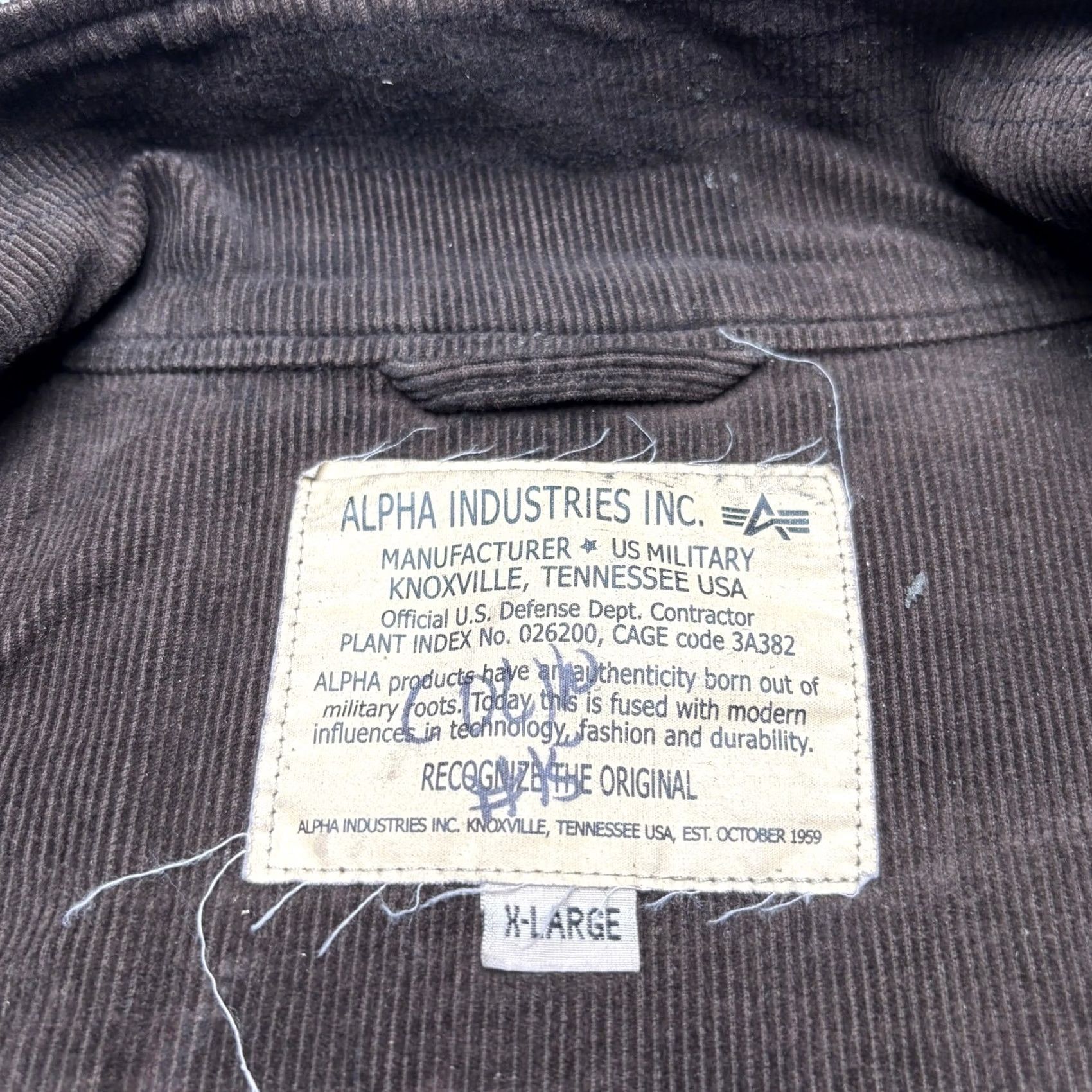 Alpha Industries VINTAGE Alpha Industries M65 Corduroy Jacket Mens XL Military Brown Jacket Size US XL / EU 56 / 4 - 4 Thumbnail