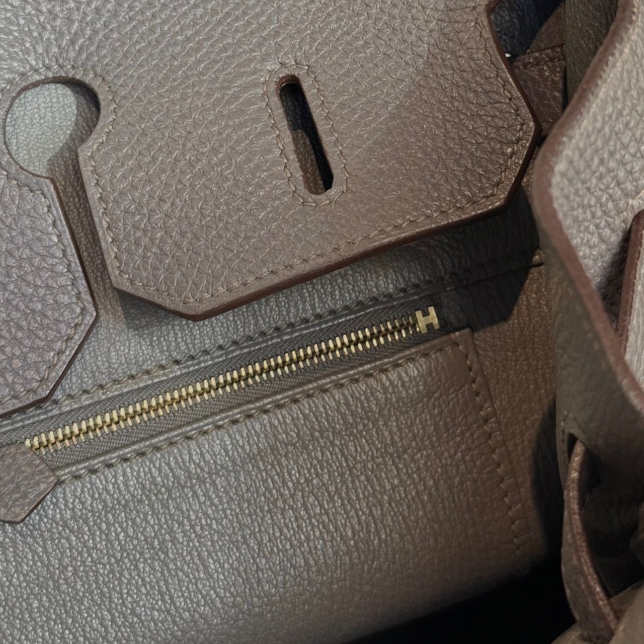 Hermes Hermès 2011 Gris Etain Togo Birkin 35 Bag Size ONE SIZE - 8 Thumbnail