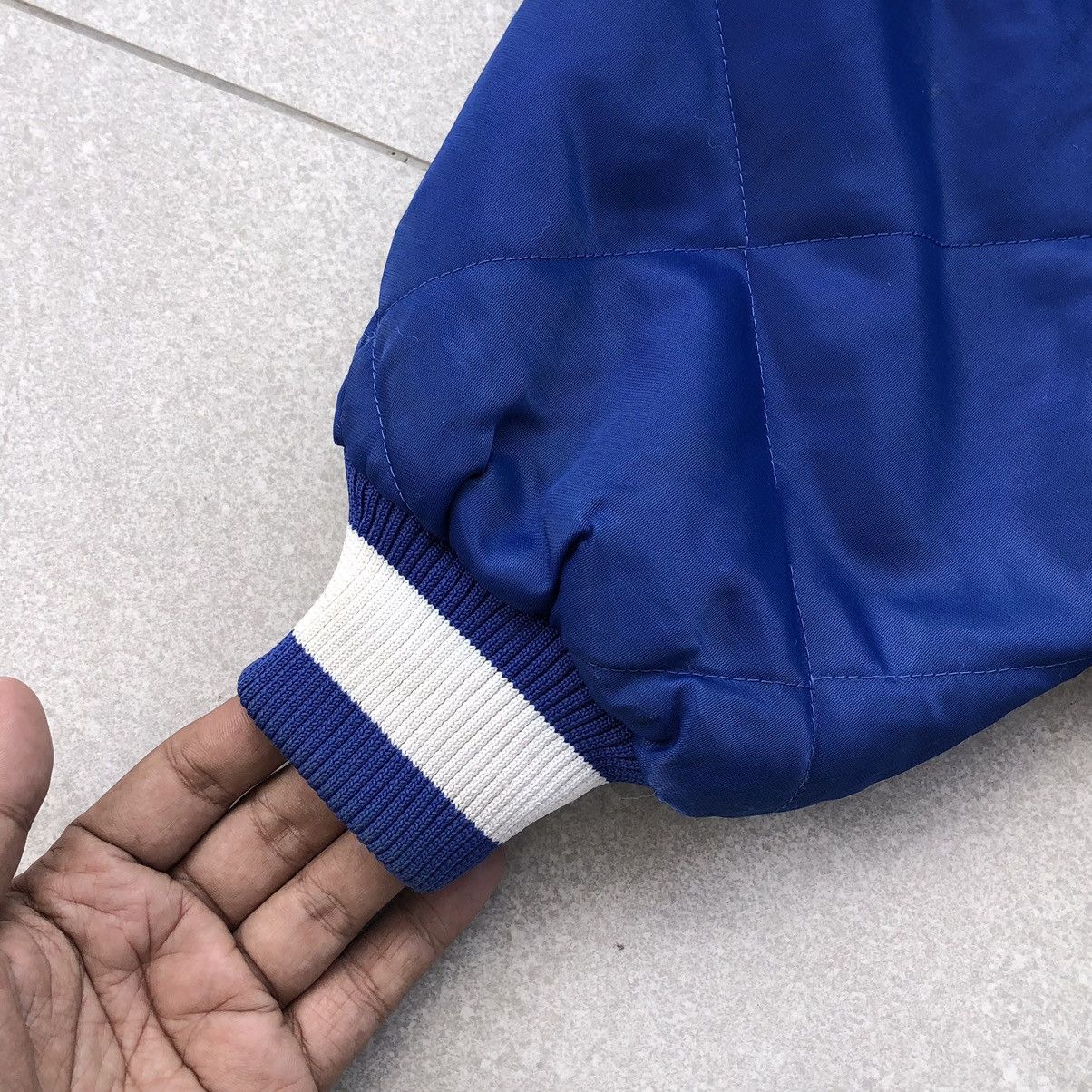 Cooperstown Collection VTG Brooklyn Cooperstown by Majestic Quilted Bomber Jacket Size US XL / EU 56 / 4 - 13 Thumbnail
