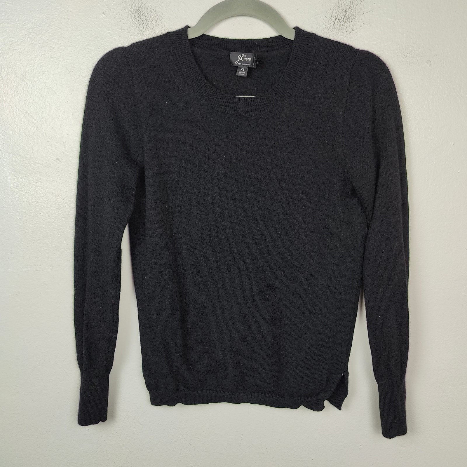 J.Crew J Crew 100% Cashmere Pullover Sweater Womens XS Black Size XS / US 0-2 / IT 36-38 - 1 Thumbnail