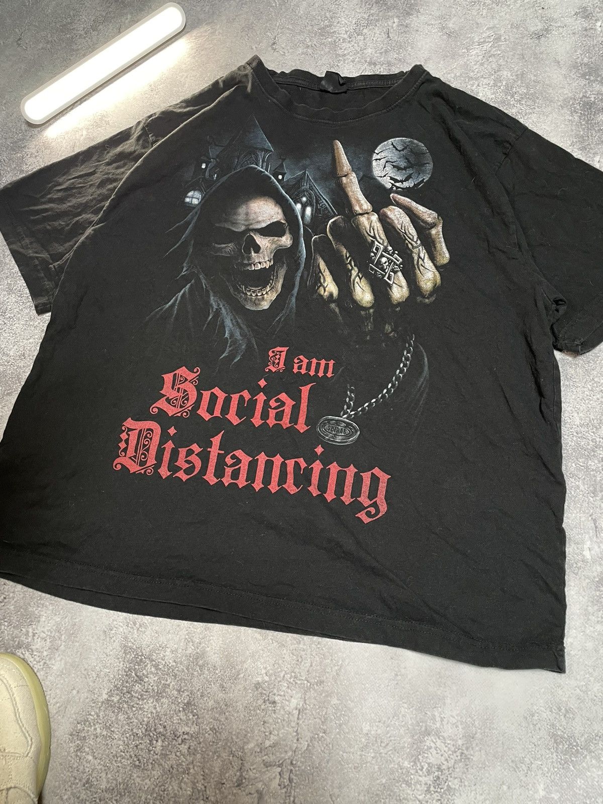 Vintage Vintage Spiral Wild T Shirt Tee Skull Big Logo Baggy 90s Size US XXL / EU 58 / 5 - 7 Thumbnail