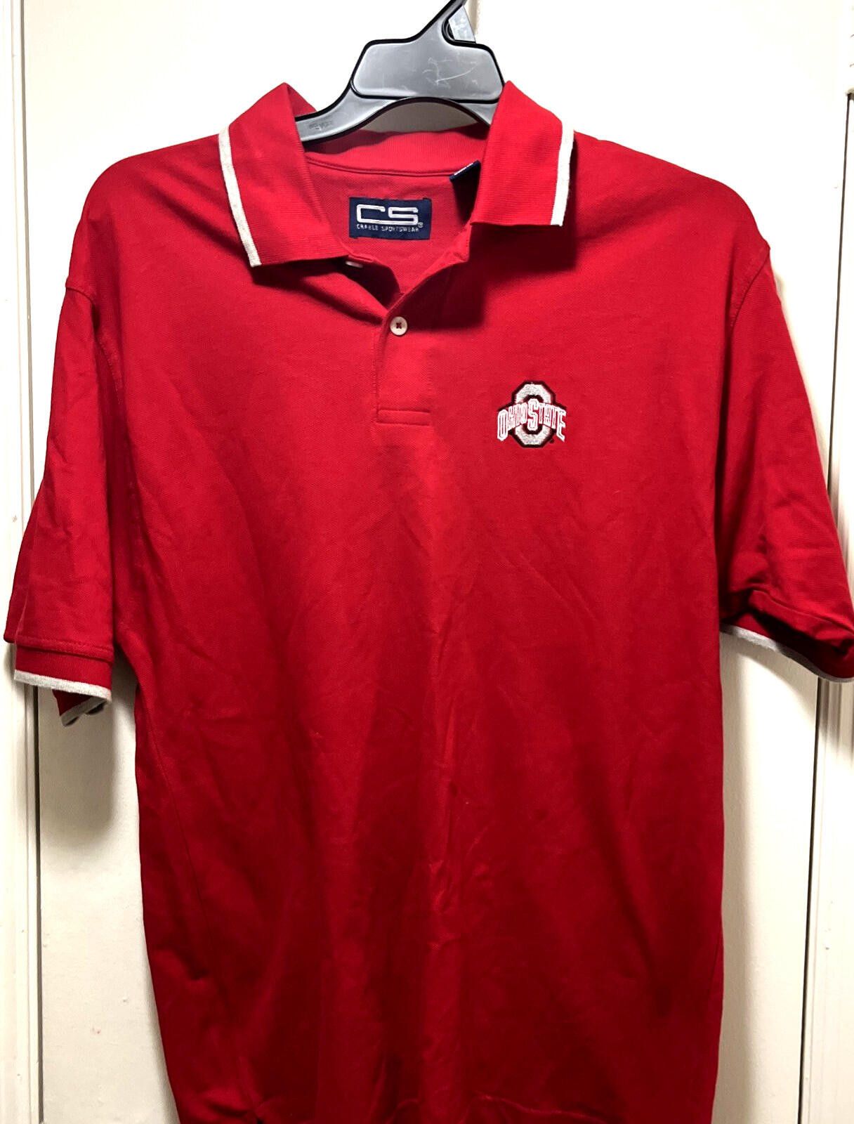 Holloway VINTAGE Ohio State Buckeyes Short Sleeve Polo Men’s Lg Size ONE SIZE - 1 Thumbnail