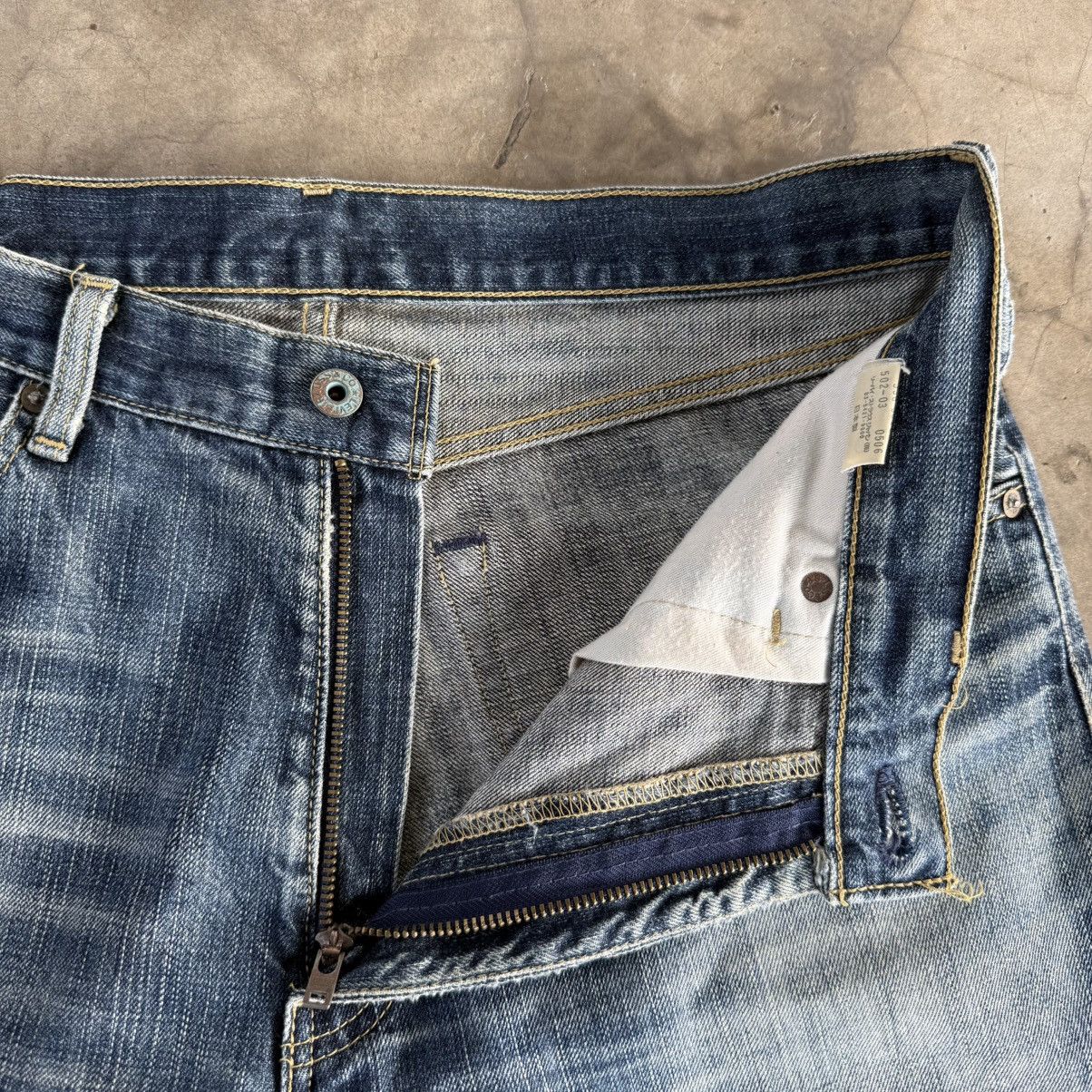 Levi's Vintage Clothing W36x28 Vintage Levi's 502 Faded Mud Washer Denim Jean Pants Size US 36 / EU 52 - 8 Thumbnail