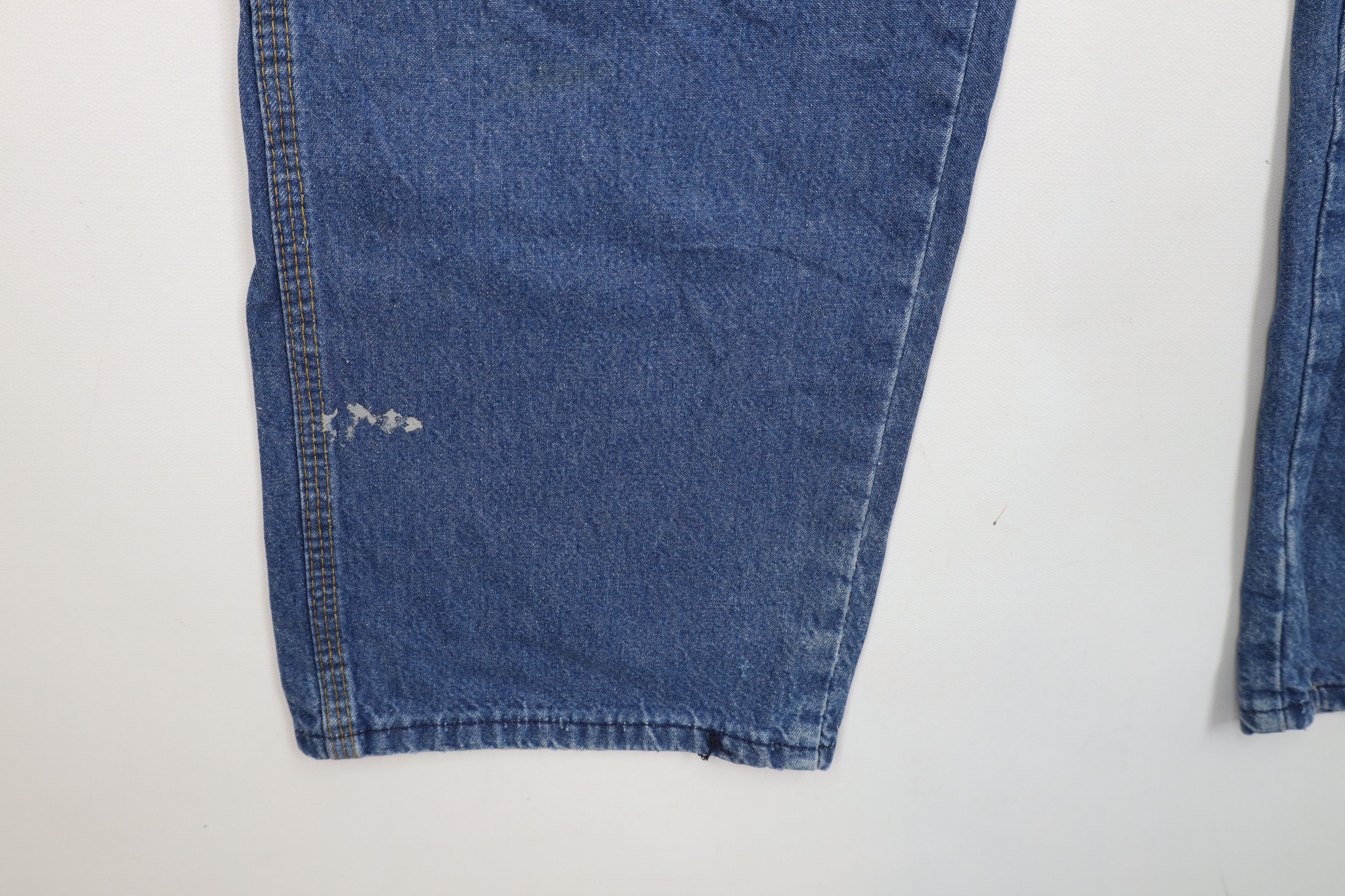 Vintage Vintage 70s Streetwear Wide Leg Dungaree Denim Jeans USA Size US 36 / EU 52 - 6 Thumbnail