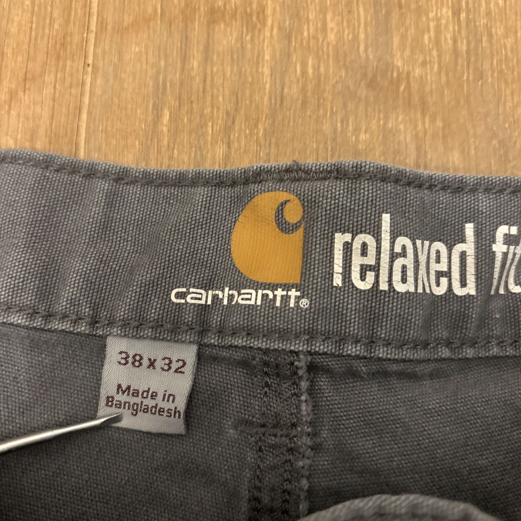 Carhartt Carhartt Canvas Work Pants - Rugged Flex Relaxed Fit - 38x32 - Gray - Men Size US 38 / EU 54 - 5 Thumbnail