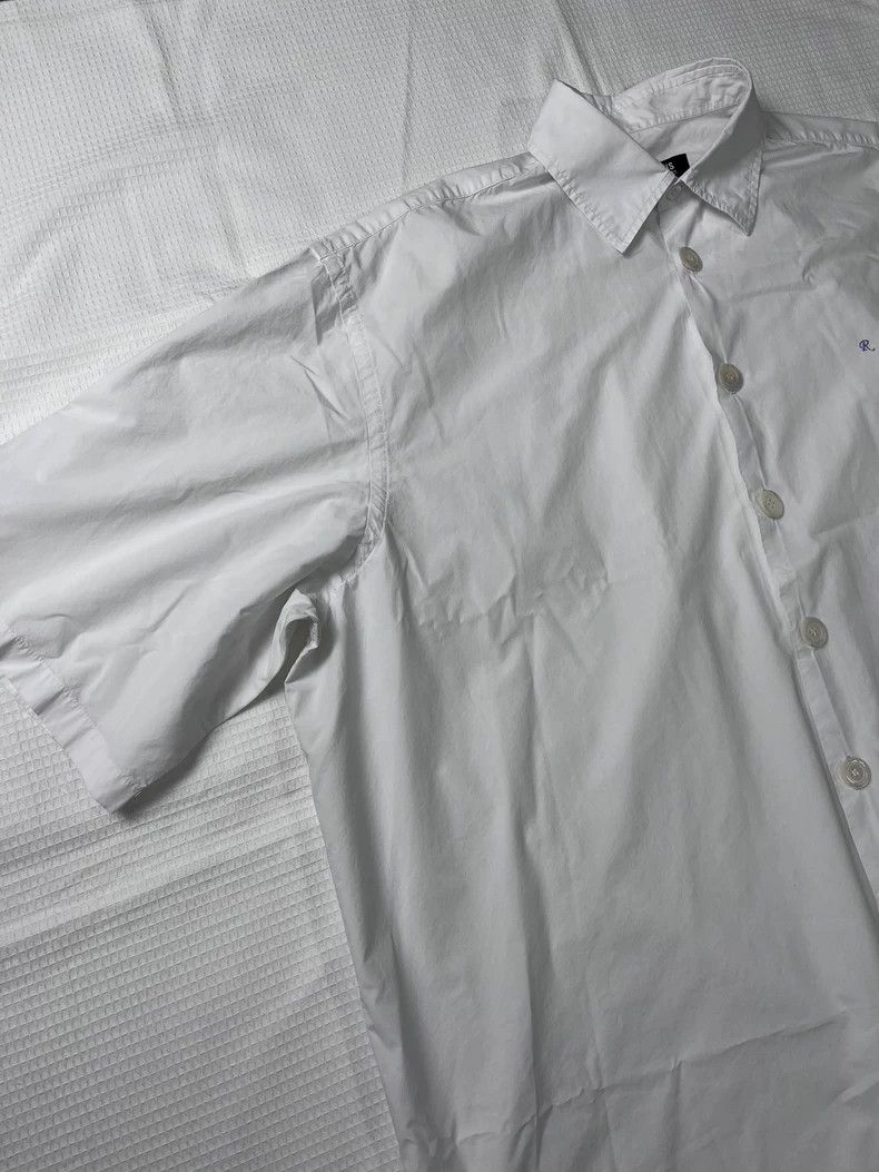 Raf Simons Raf simons White embroidered short-sleeved shirt Size US M / EU 48-50 / 2 - 2 Thumbnail