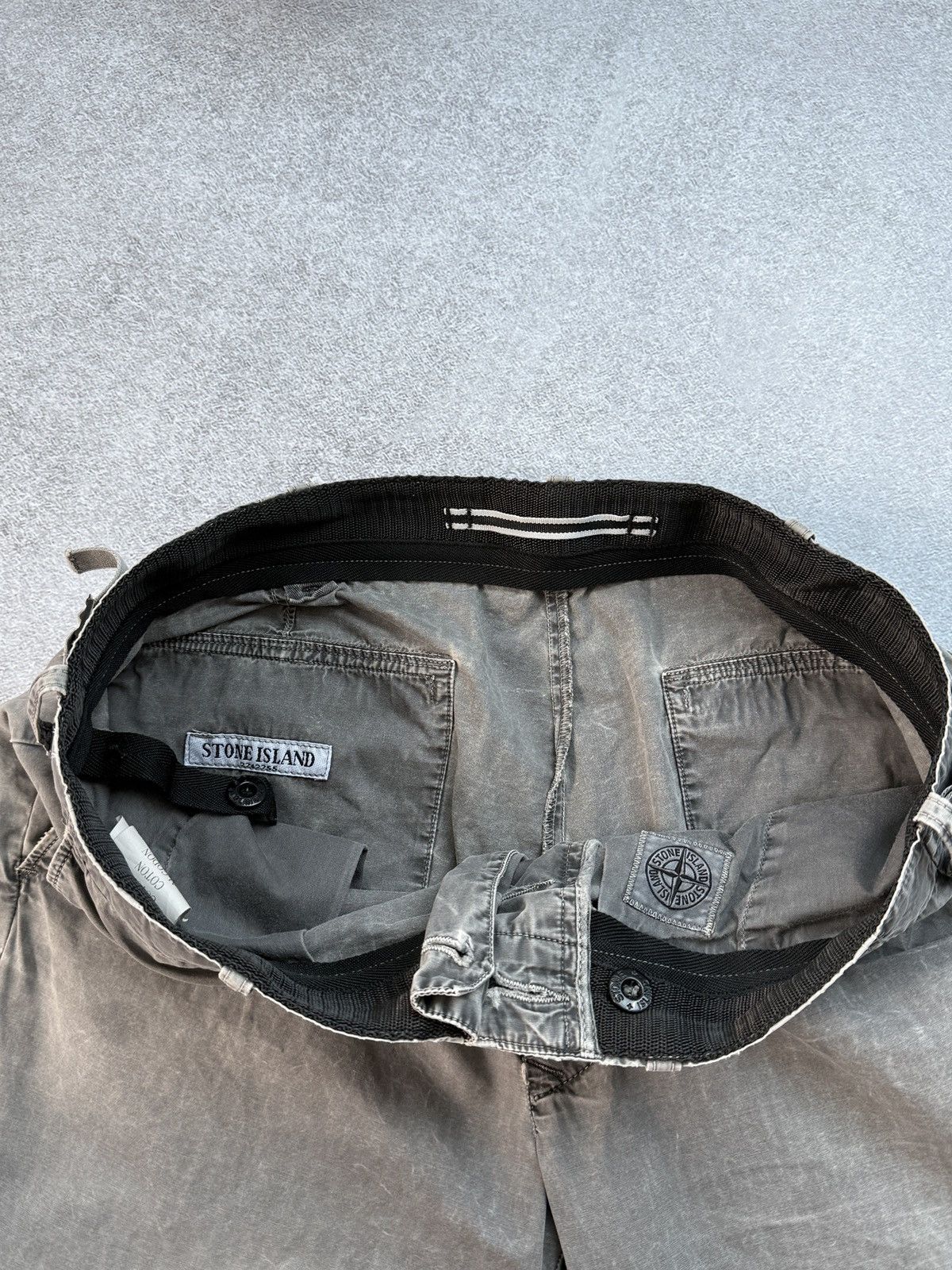 Stone Island Vintage Stone Island Chino Shorts Grey Garment Dyed Men’s Size US 33 - 9 Thumbnail