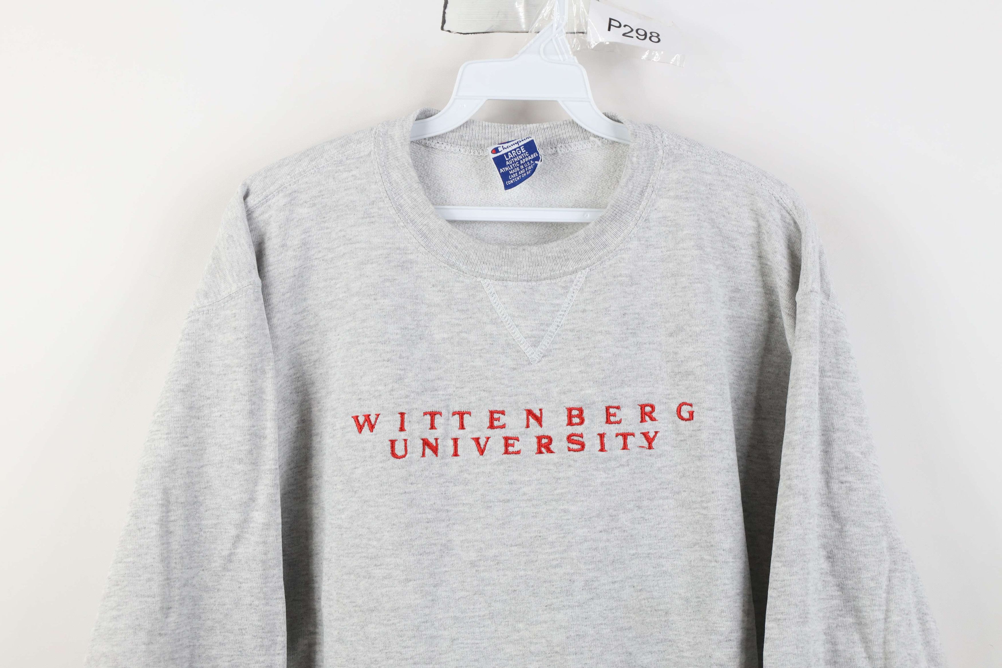 Champion Vintage 90s Champion University Crewneck Sweatshirt Gray Size US L / EU 52-54 / 3 - 2 Thumbnail