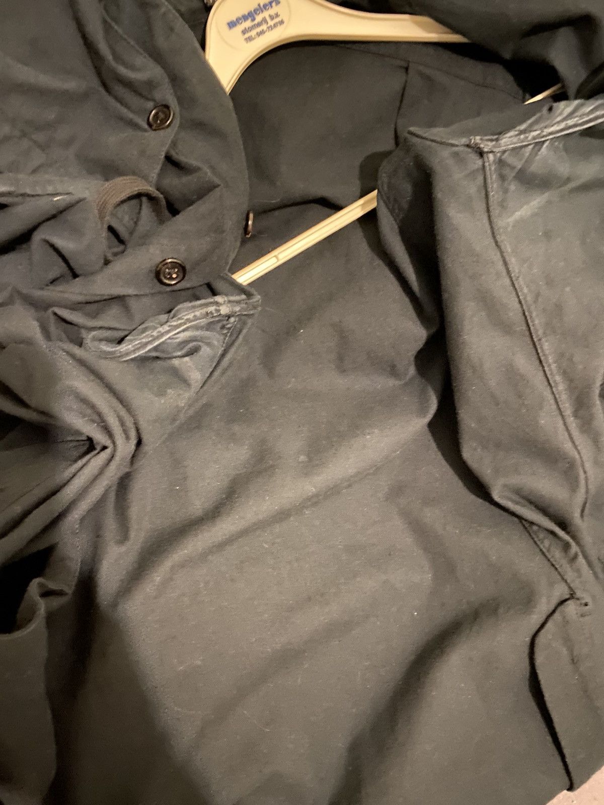 Ann Demeulemeester 2000s aan demeulemeester hooded overshirt Size US M / EU 48-50 / 2 - 6 Thumbnail