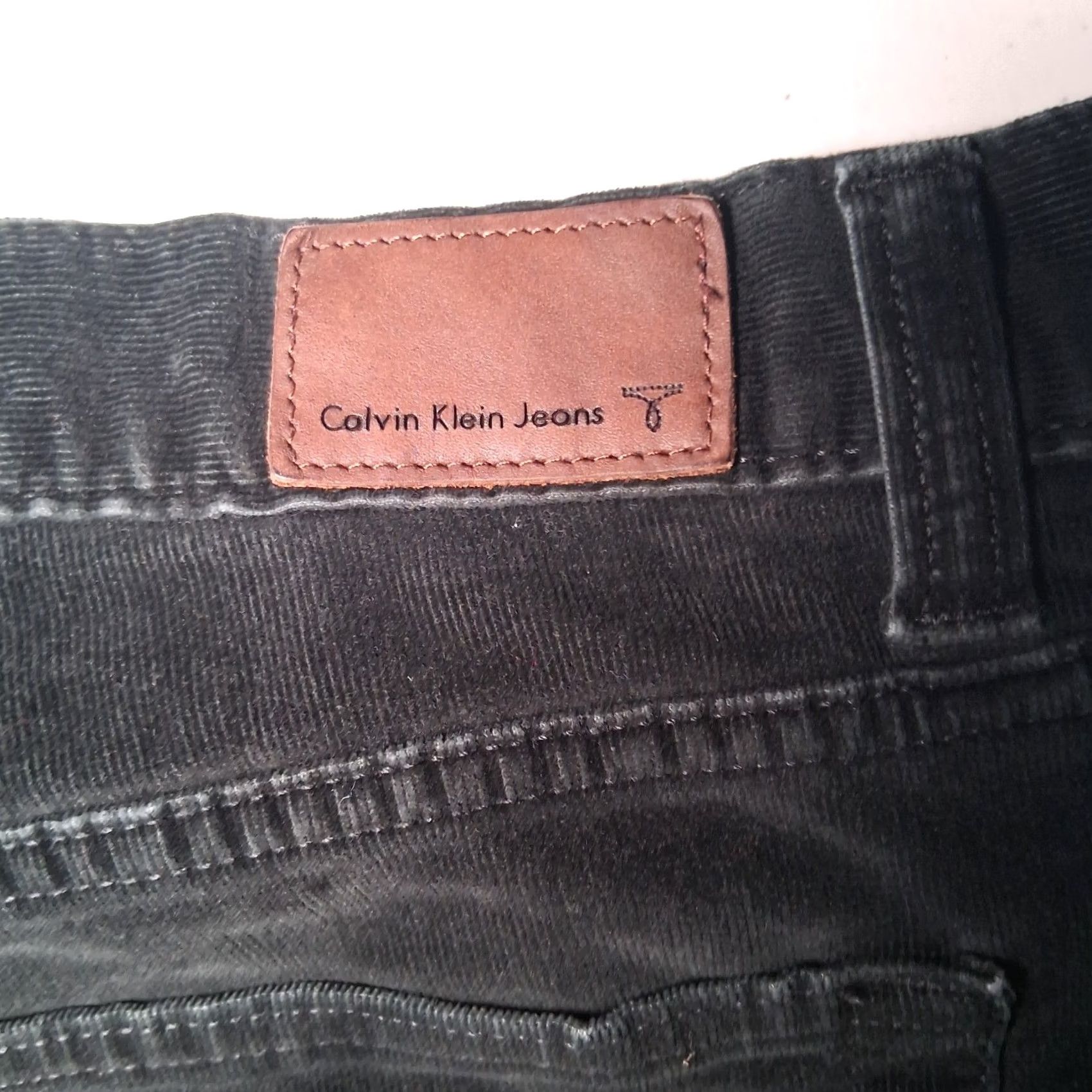 Calvin Klein Calvin Klein Pants Women 16 Bootcut Black Stretch Classic Hemmed Corduroy Size 38" / US 16 / IT 52 - 5 Thumbnail