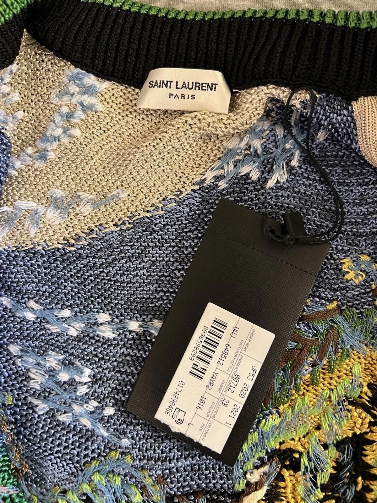 Saint Laurent Paris SAINT LAURENT Paris Teddy Jacket Tropical Jacquard Size US L / EU 52-54 / 3 - 5 Thumbnail