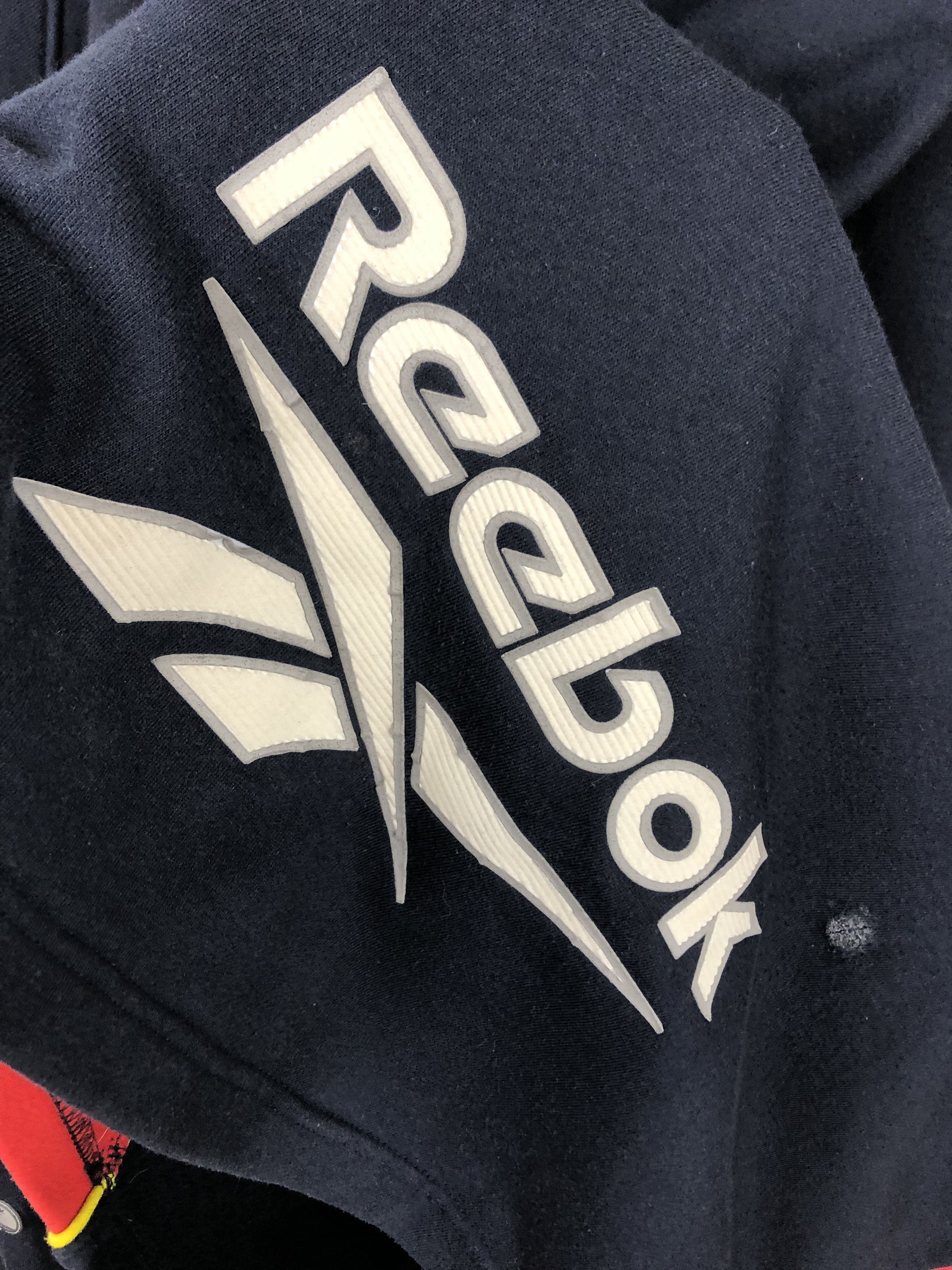 Reebok Vintage 90's Reebok Brondby Football Hoodie Soccer Jacket Size US XXL / EU 58 / 5 - 9 Thumbnail