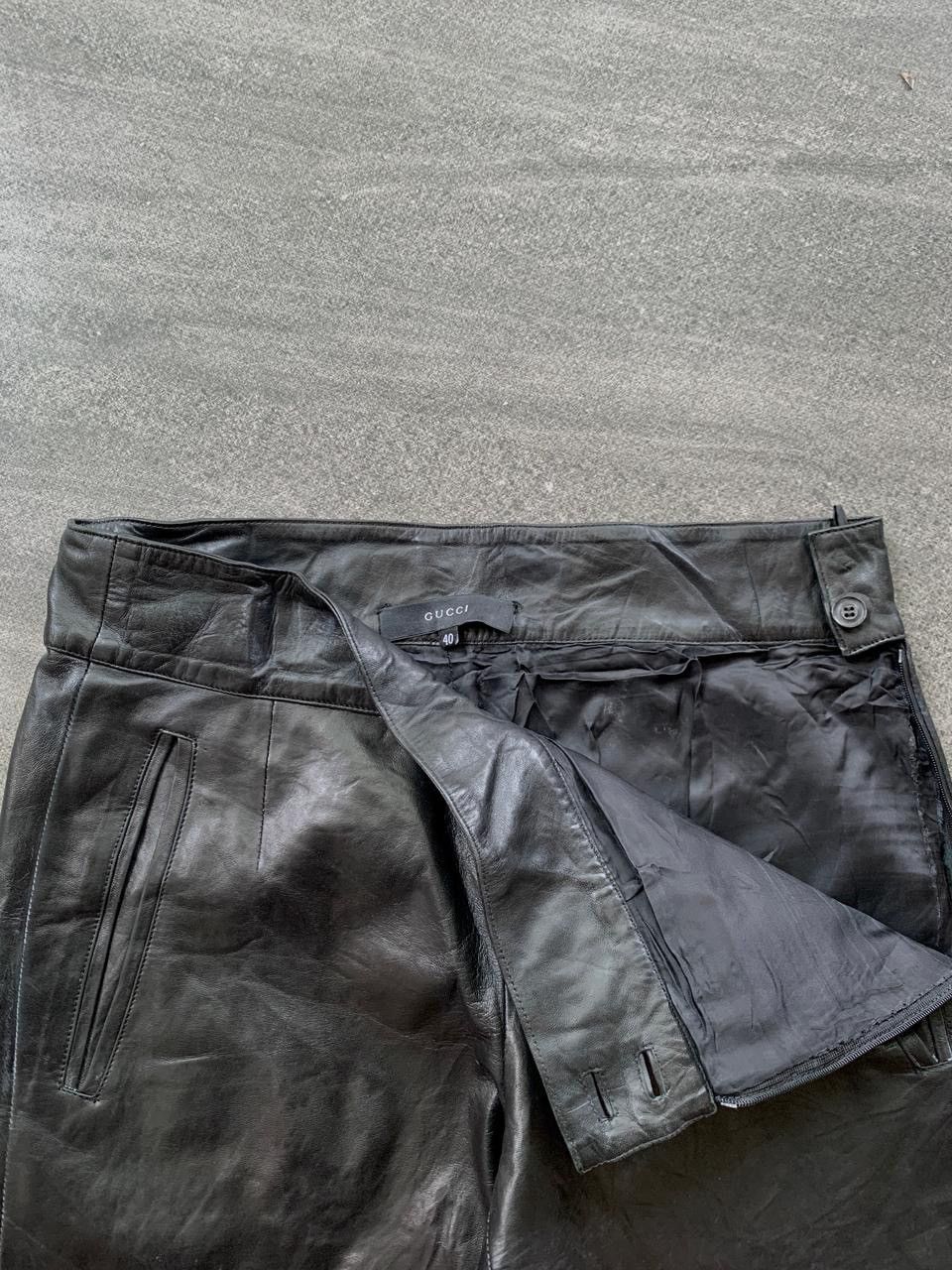 Gucci FREE TAX! Leather Trousers by Tom Ford Size US 29 - 9 Thumbnail