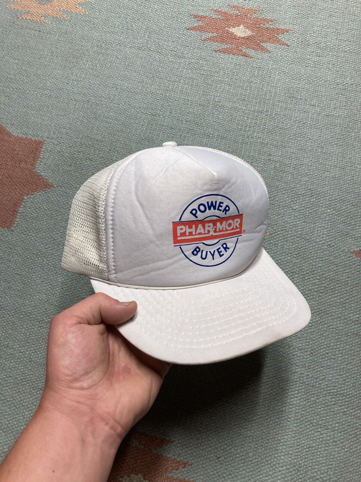 Vintage VTG trucker hat phar mor drug store power buyer Rx Ohio 90s Size ONE SIZE - 1 Thumbnail