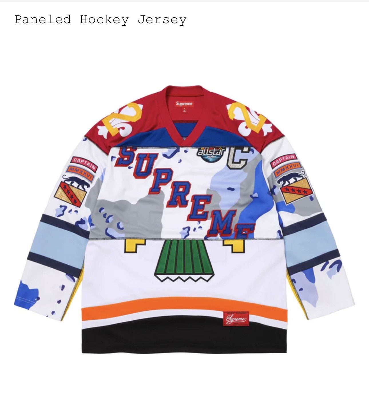 Supreme SS26 Paneled Hockey Jersey