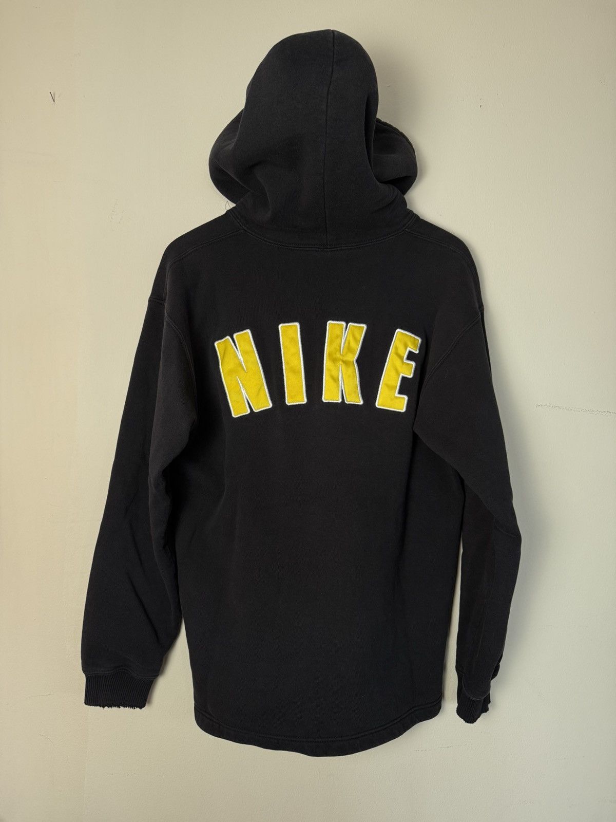 Nike Vintage Nike Mid Check Spellout Hoodie Size US M / EU 48-50 / 2 - 3 Thumbnail