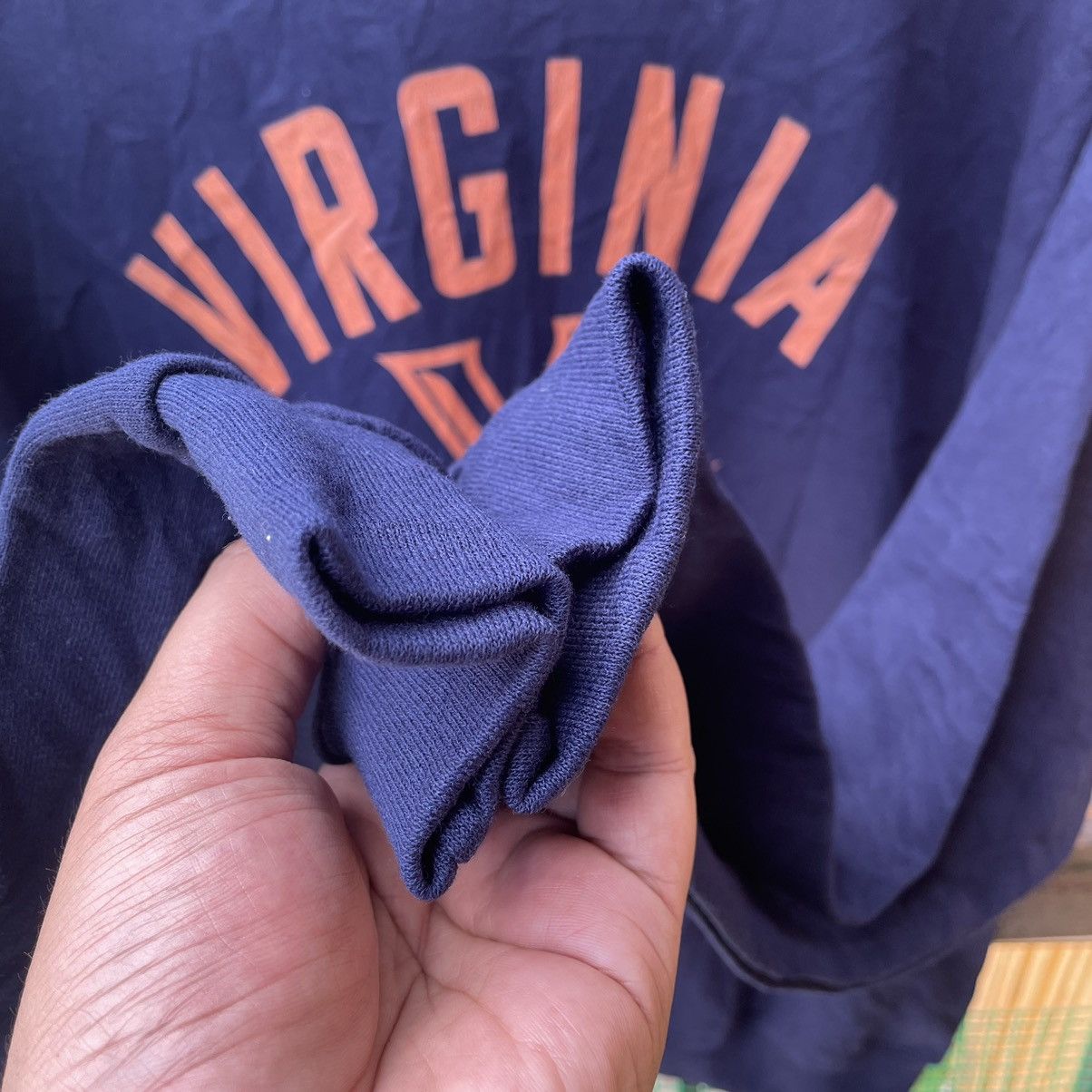 Vintage 🔥🔥Vintage Virginia Cavaliers Big Logo Spellout Sweatshirts Size US M / EU 48-50 / 2 - 4 Thumbnail