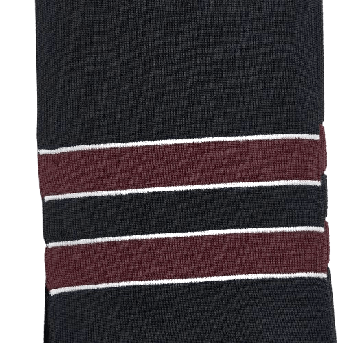 Prada Striped Wool Scarf Unisex Size ONE SIZE - 2 Thumbnail
