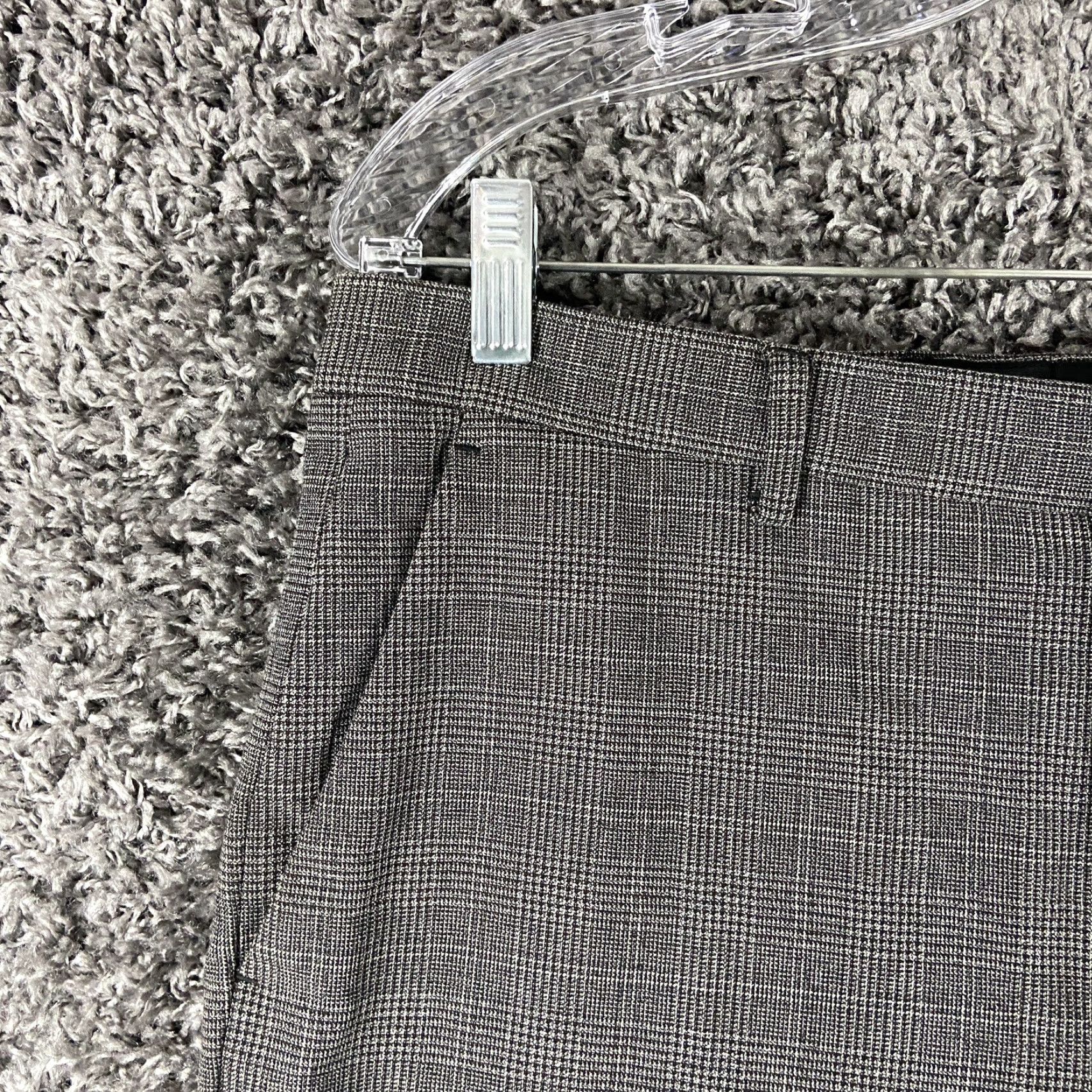 Zara ZARA Dress Pants Women Size 31 Gray Plaid Pockets Womens Size 24" / US 00 / IT 34 - 3 Thumbnail