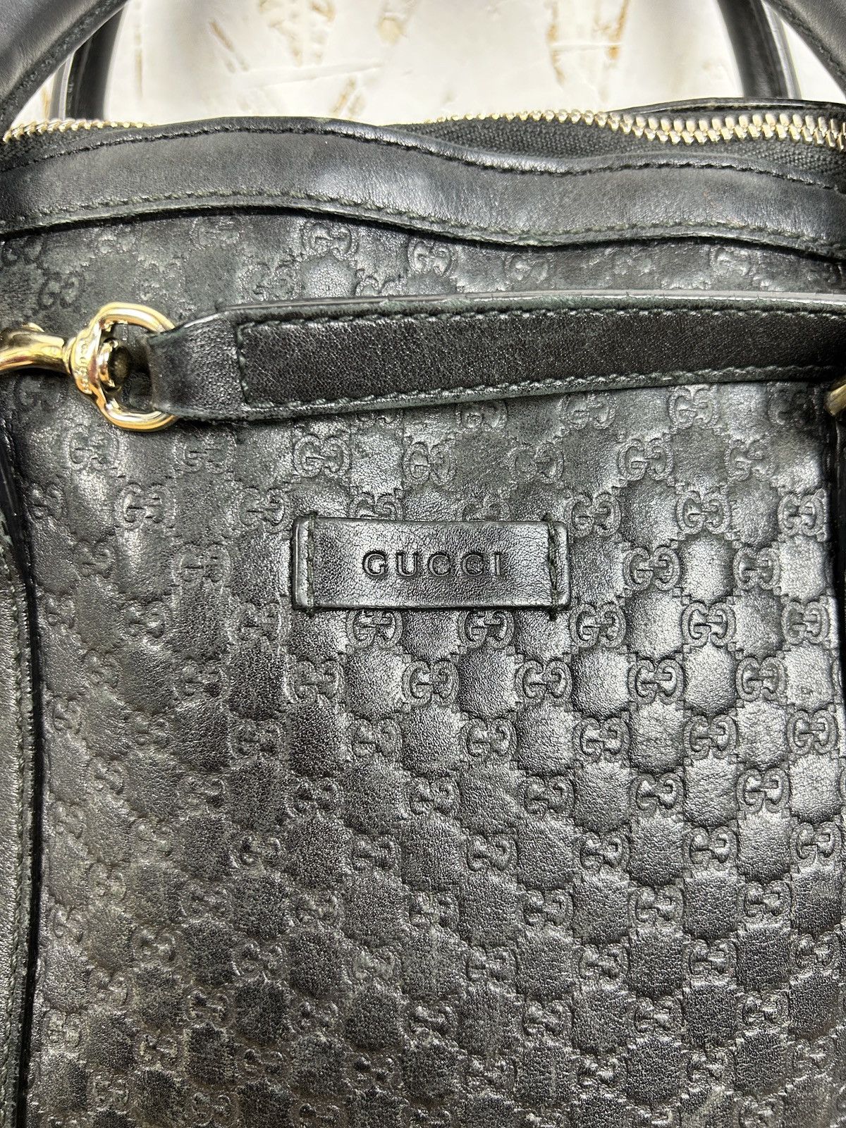 Gucci Gucci GG Micro Guccissima Leather Handbag 449663 Size ONE SIZE - 2 Thumbnail