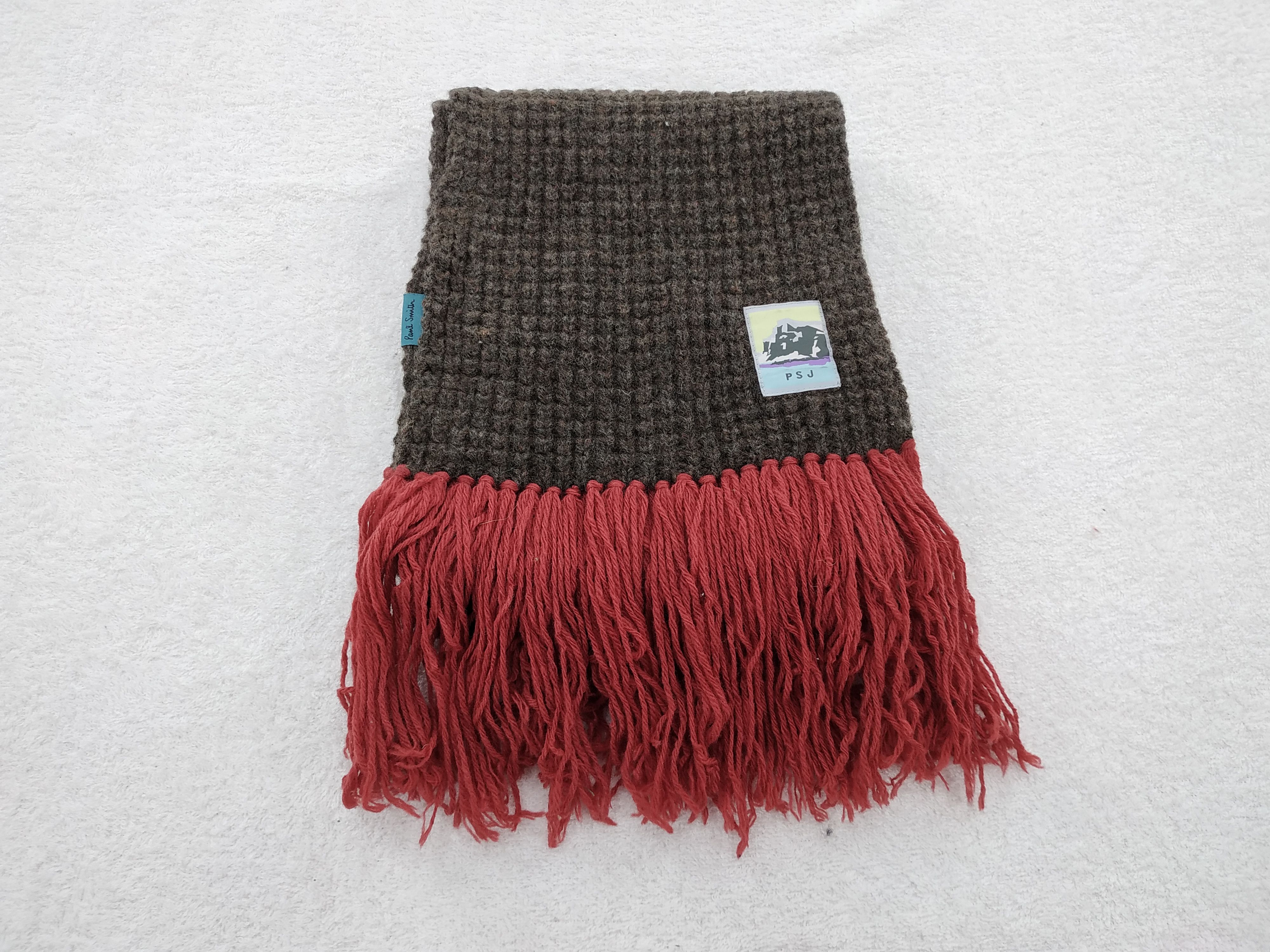 Paul Smith Vintage Paul Smith Wool Scarf/Muffler/Neckwear MF068 Size ONE SIZE - 3 Thumbnail