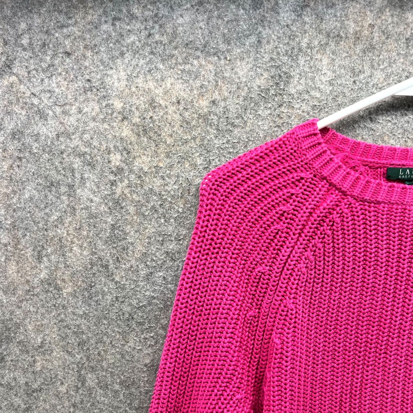 Ralph Lauren Lauren Ralph Sweater Womens M Pink Pullover Fleece Crewneck Knitted Size M / US 6-8 / IT 42-44 - 7 Thumbnail