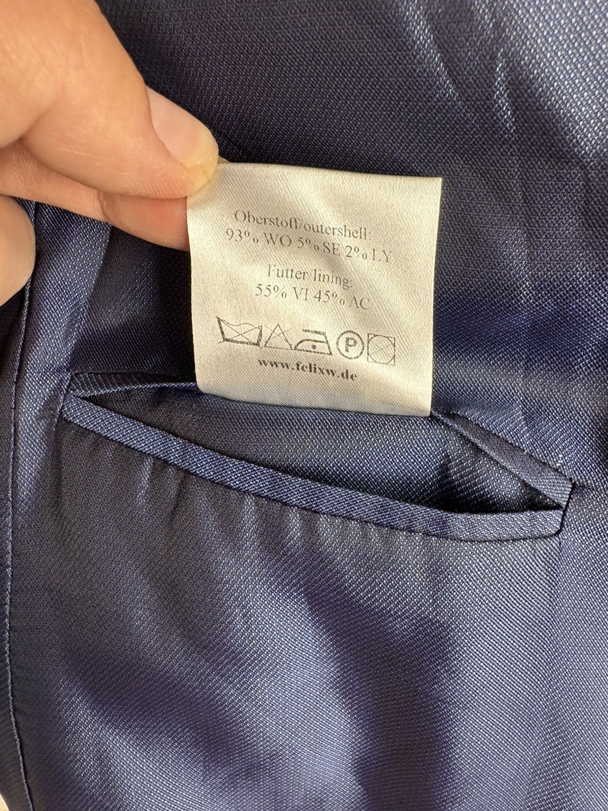 Other FELIX W. Blazer Jacket LORO PIANA Mooving Fabric Size 46R - 15 Thumbnail