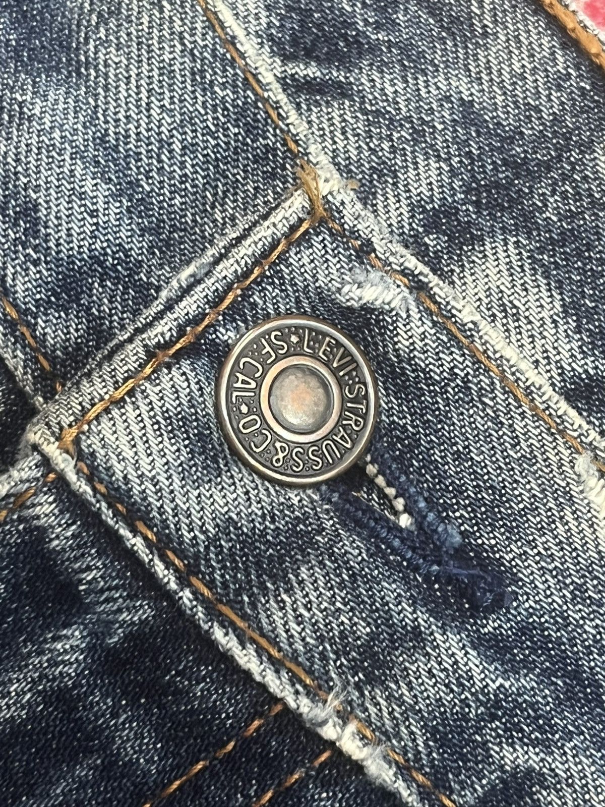Levi's Y2K Levi’s 506 Blue Faded Washed Frayed Leg Straight Jeans Size US 29 - 5 Thumbnail