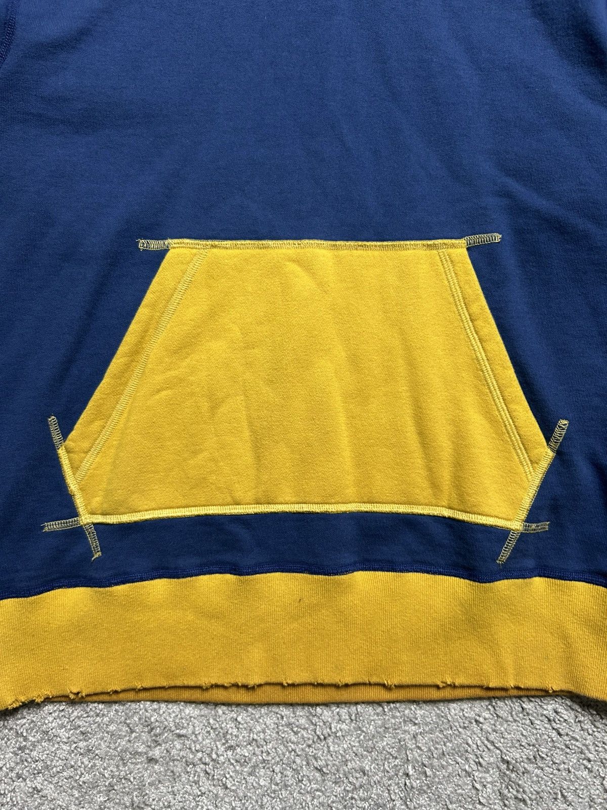 Samuel Zelig Samuel Zelig Sample Two Tone French Terry Hoodie Blue Yellow Size US L / EU 52-54 / 3 - 3 Thumbnail